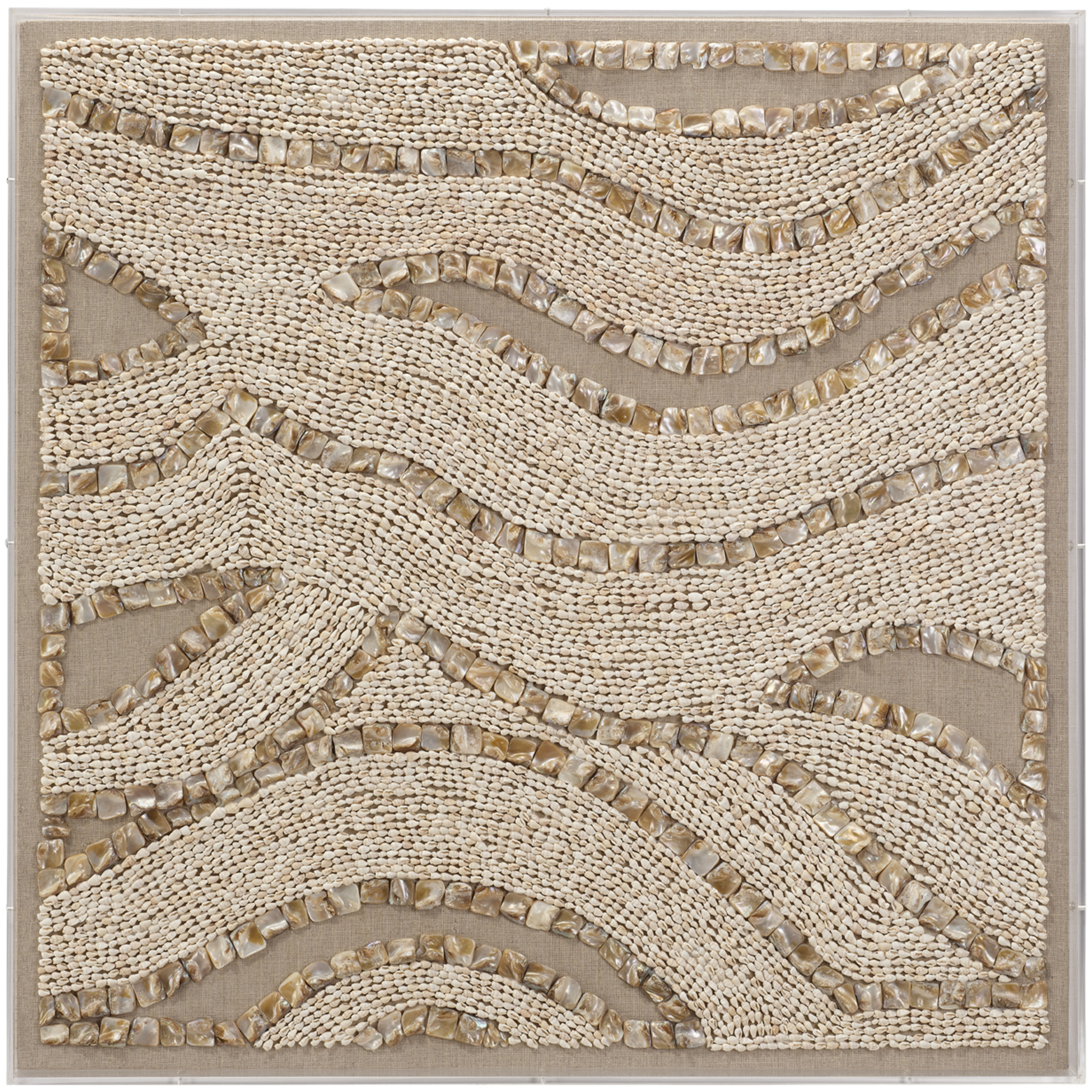 Big Wave Natural Shell Wall Art