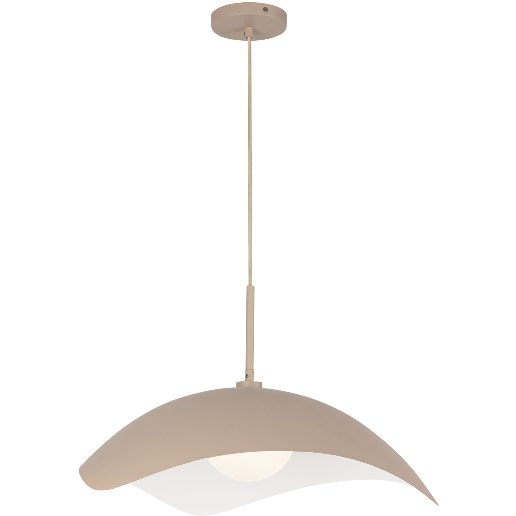 Kirby 1 Light 22.25 inch Peach Pendant Ceiling Light