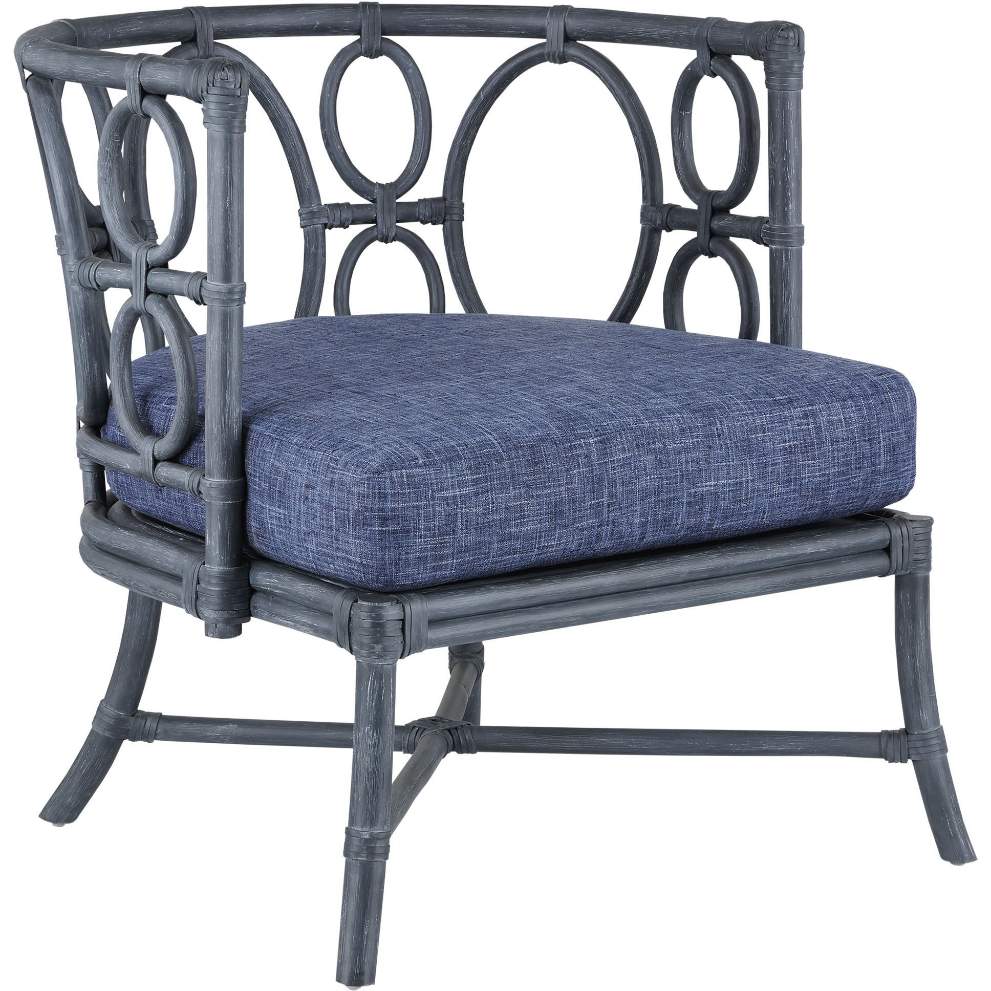 Tegal Vintage Navy and Indigo and Finn Indigo Chair