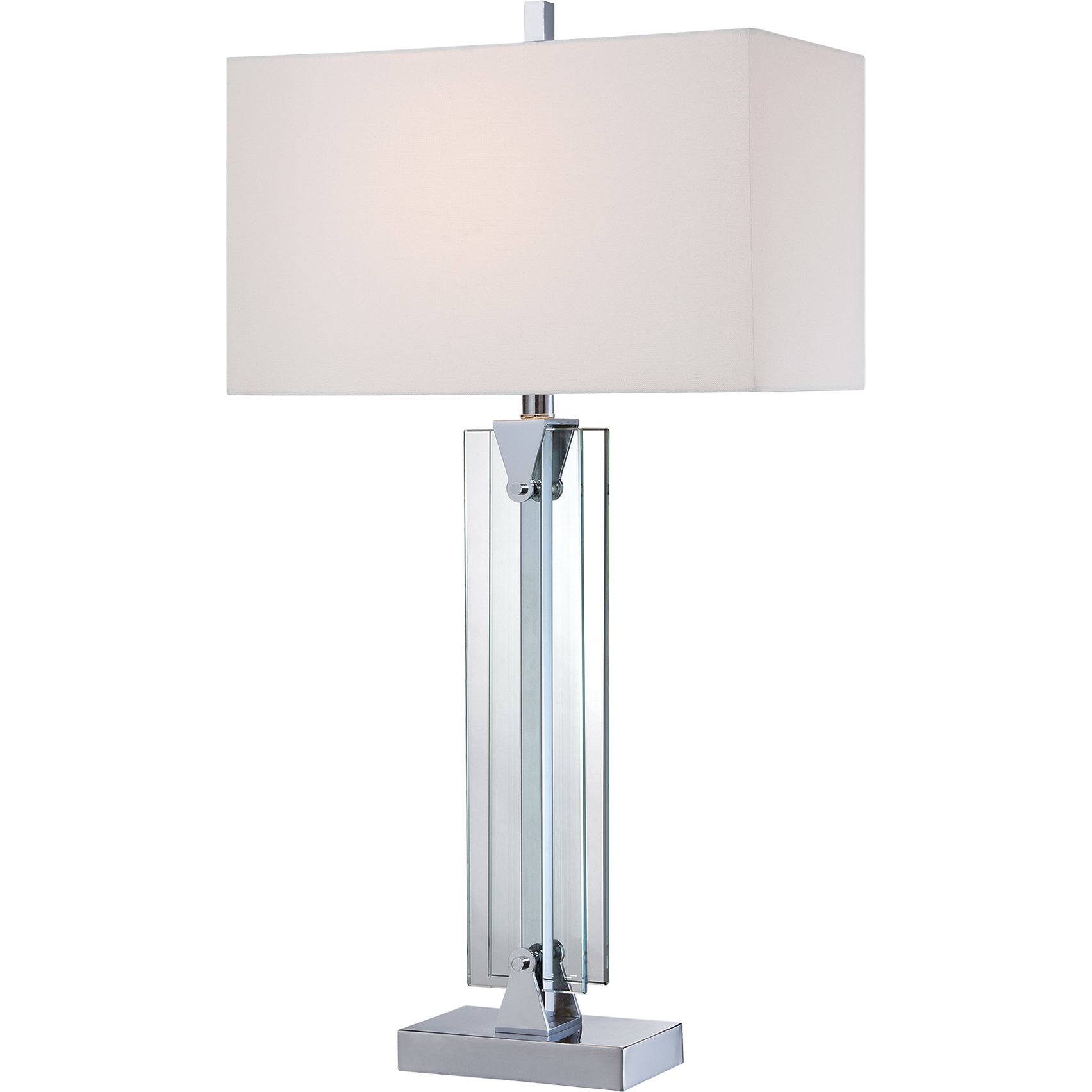 Portables 31.5 inch 10.00 watt Chrome Table Lamp Portable Light