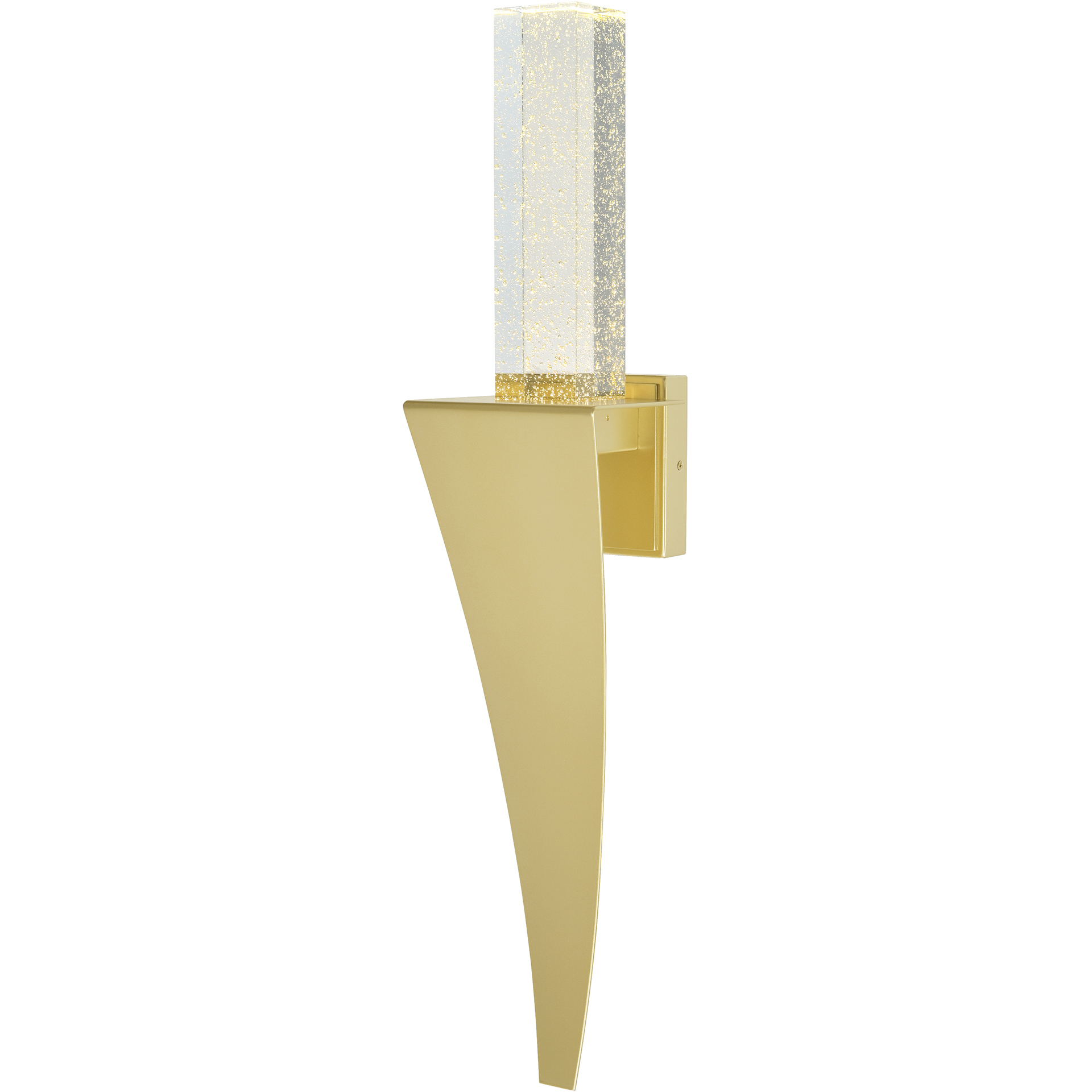 Catania LED 7 inch Satin Gold Wall Light