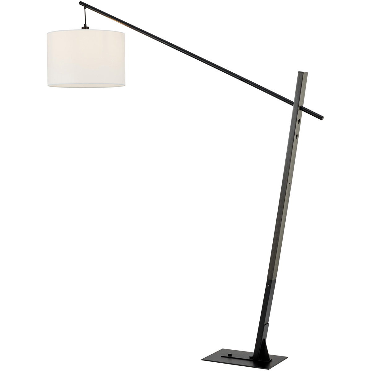 Stockton 83 inch 150.00 watt Charcoal Grey Floor Lamp Portable Light