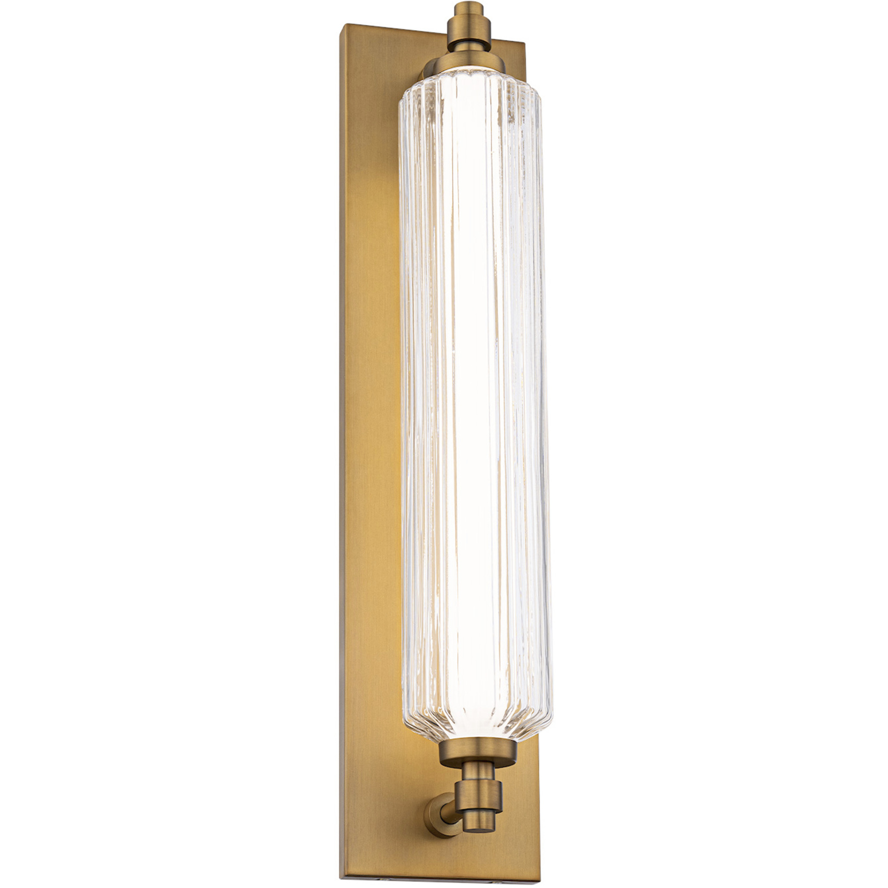 Portos LED 6.38 inch Aged Brass Wall Sconce Wall Light, dweLED