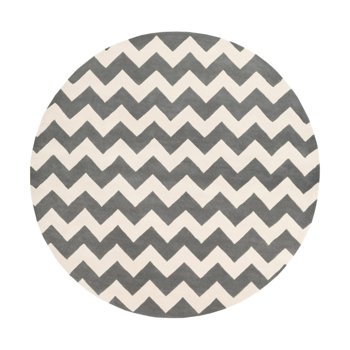 Transit 96 X 96 inch Charcoal Indoor Area Rug, Round