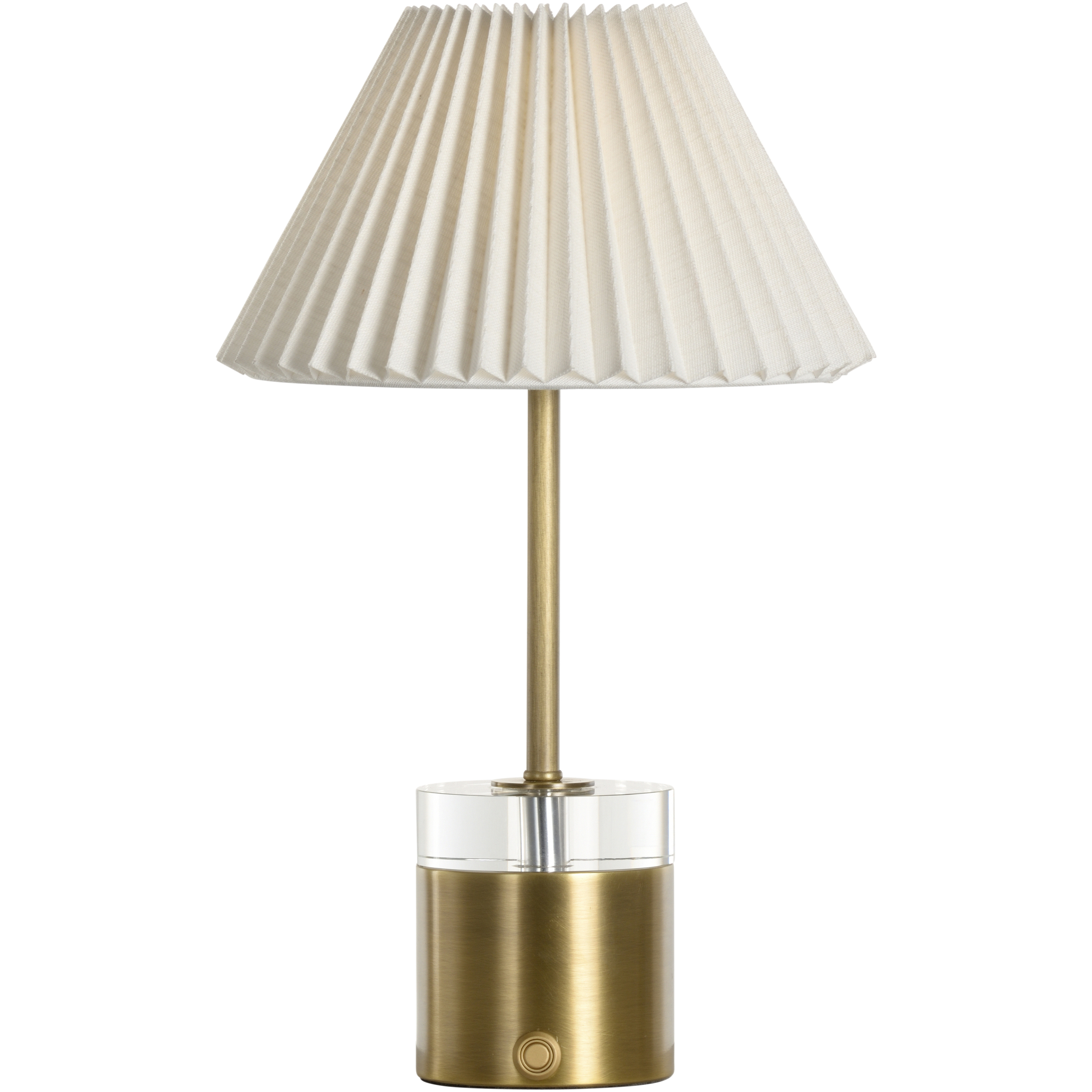 Margot 17 inch Gold Rechargeable Table Lamp Portable Light