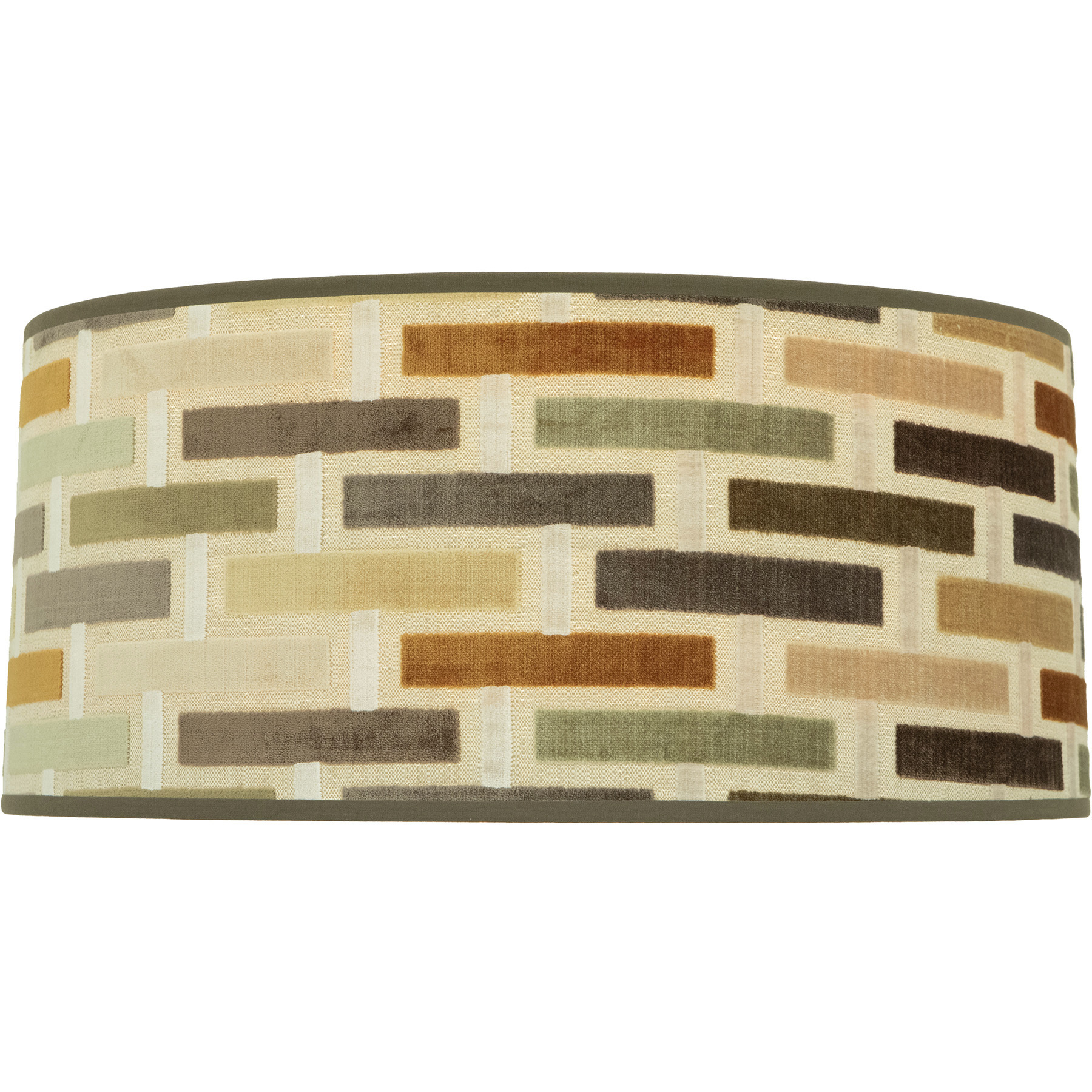 Abbey Rose Aragon Greystone with Ceniza Trim 18 inch Lamp Shade
