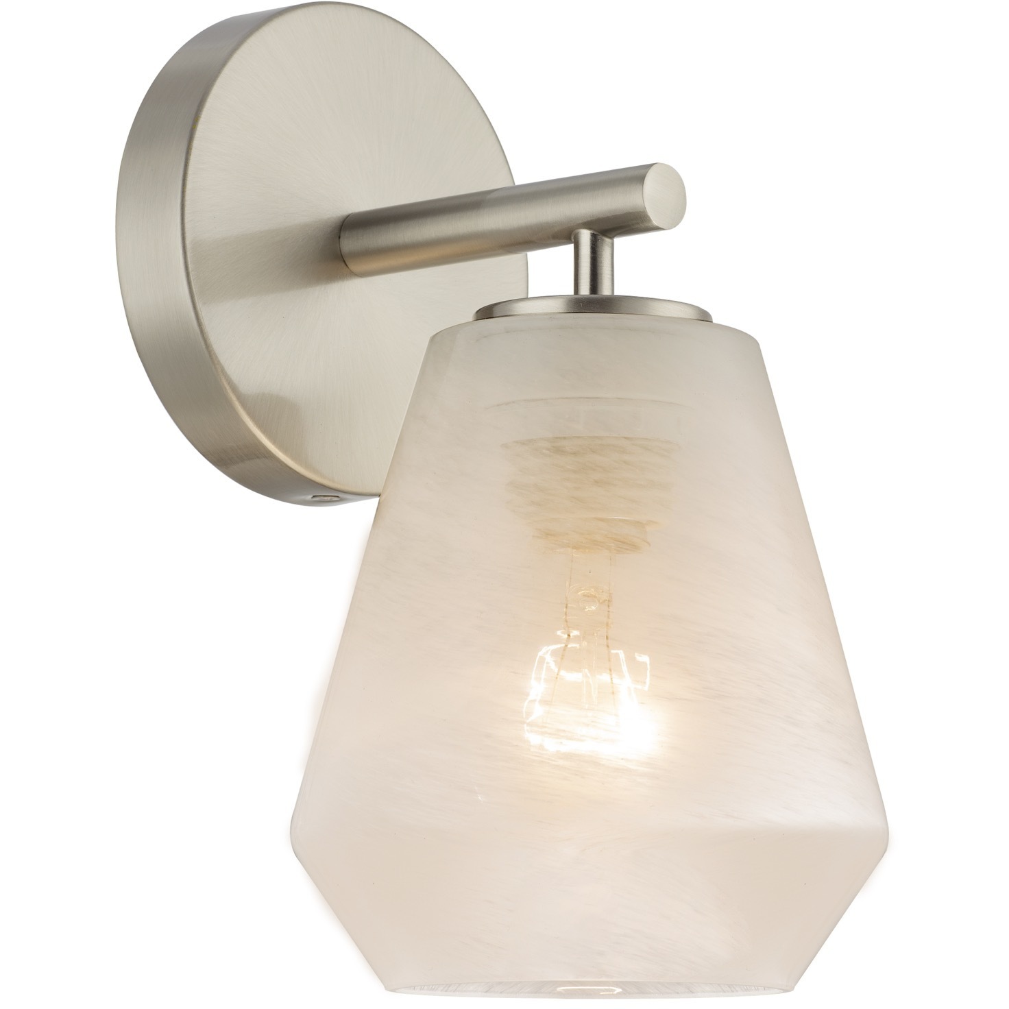 Brooke Wall Sconce Wall Light in Brushed Nickel