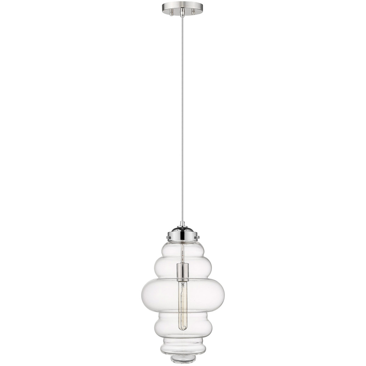 Ballina 1 Light 10.5 inch Polished Nickel Mini-Pendant Ceiling Light