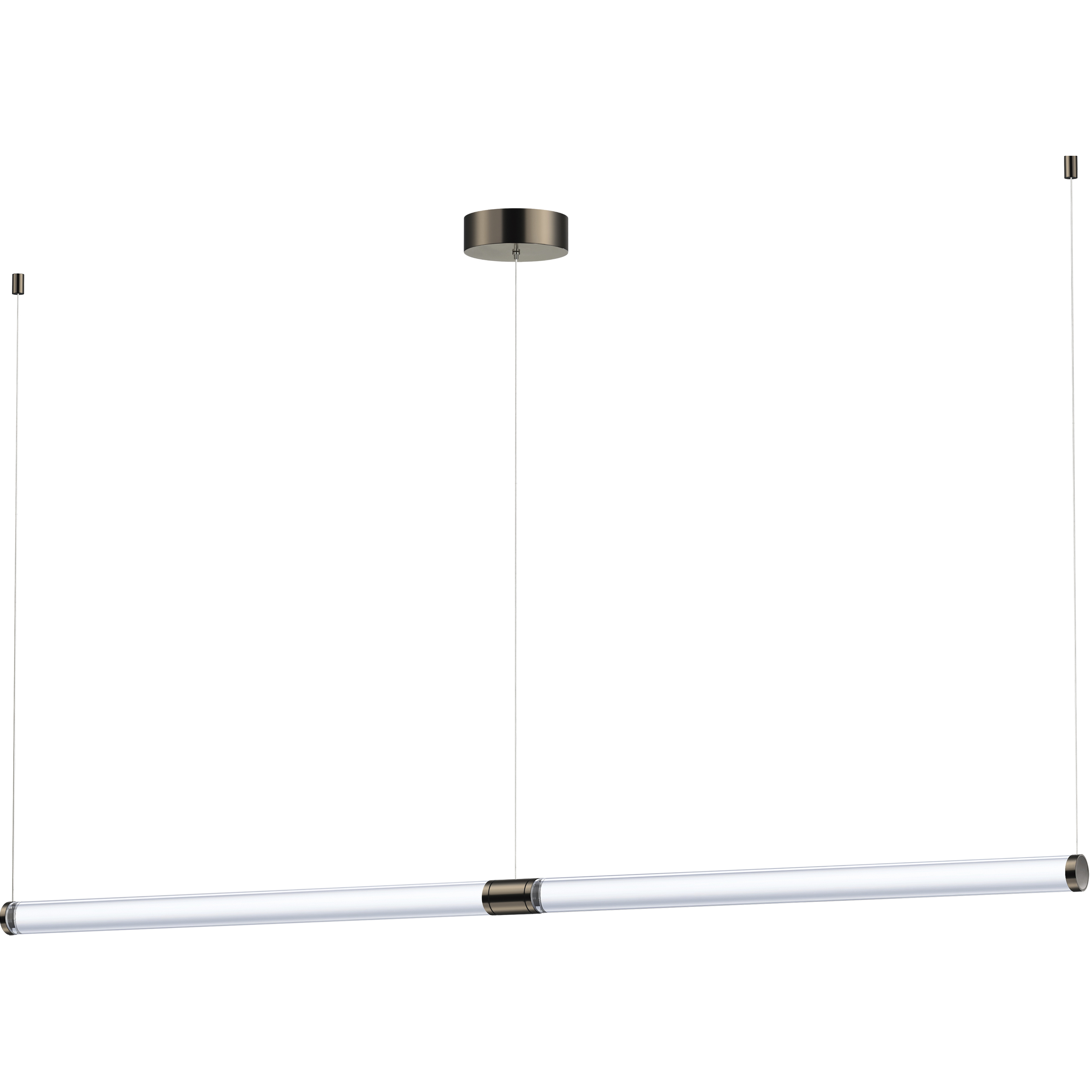 Vanish LED 72 inch Gunmetal Linear Pendant Ceiling Light