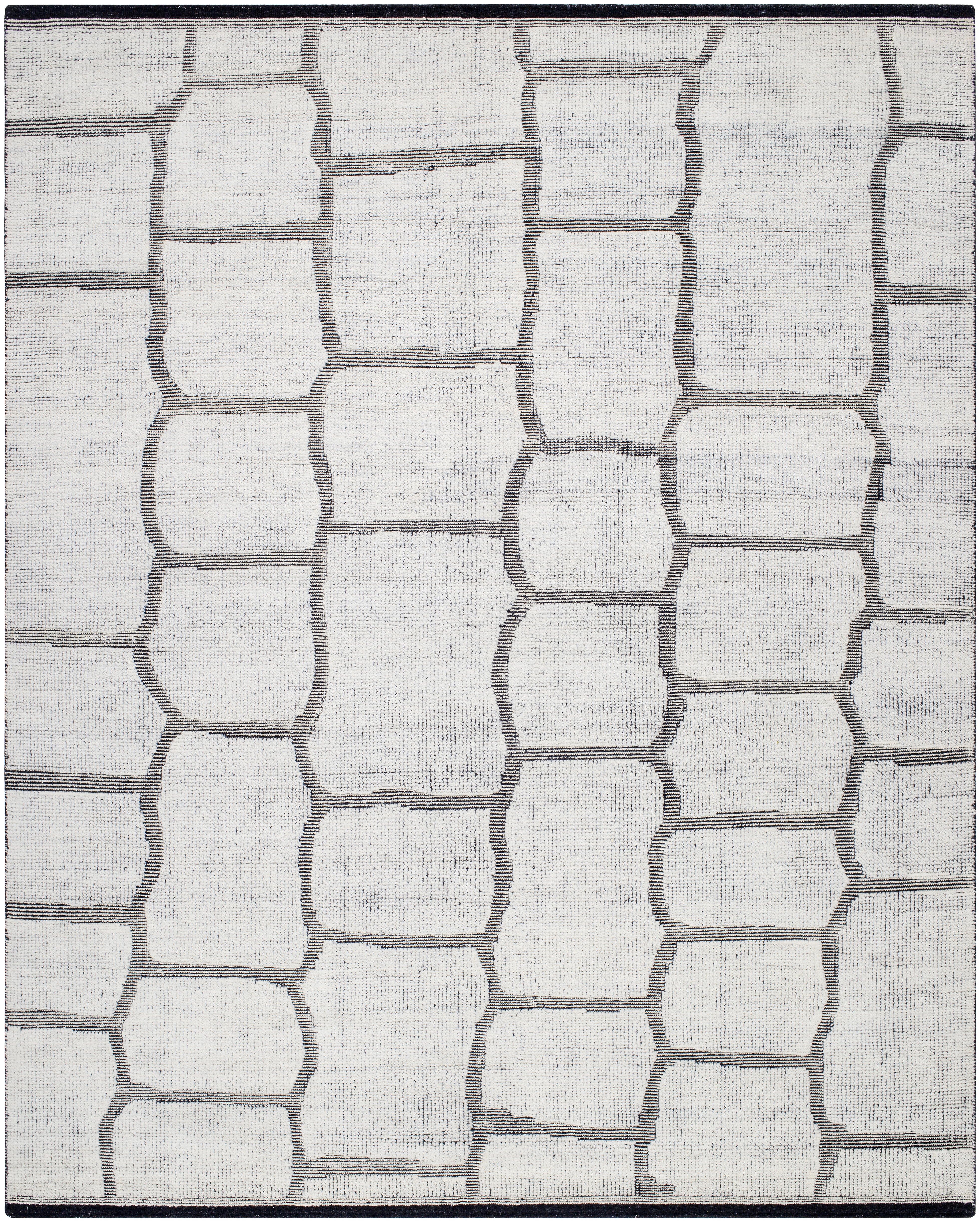 Tunus 120 X 96 inch Black Rug, Rectangle