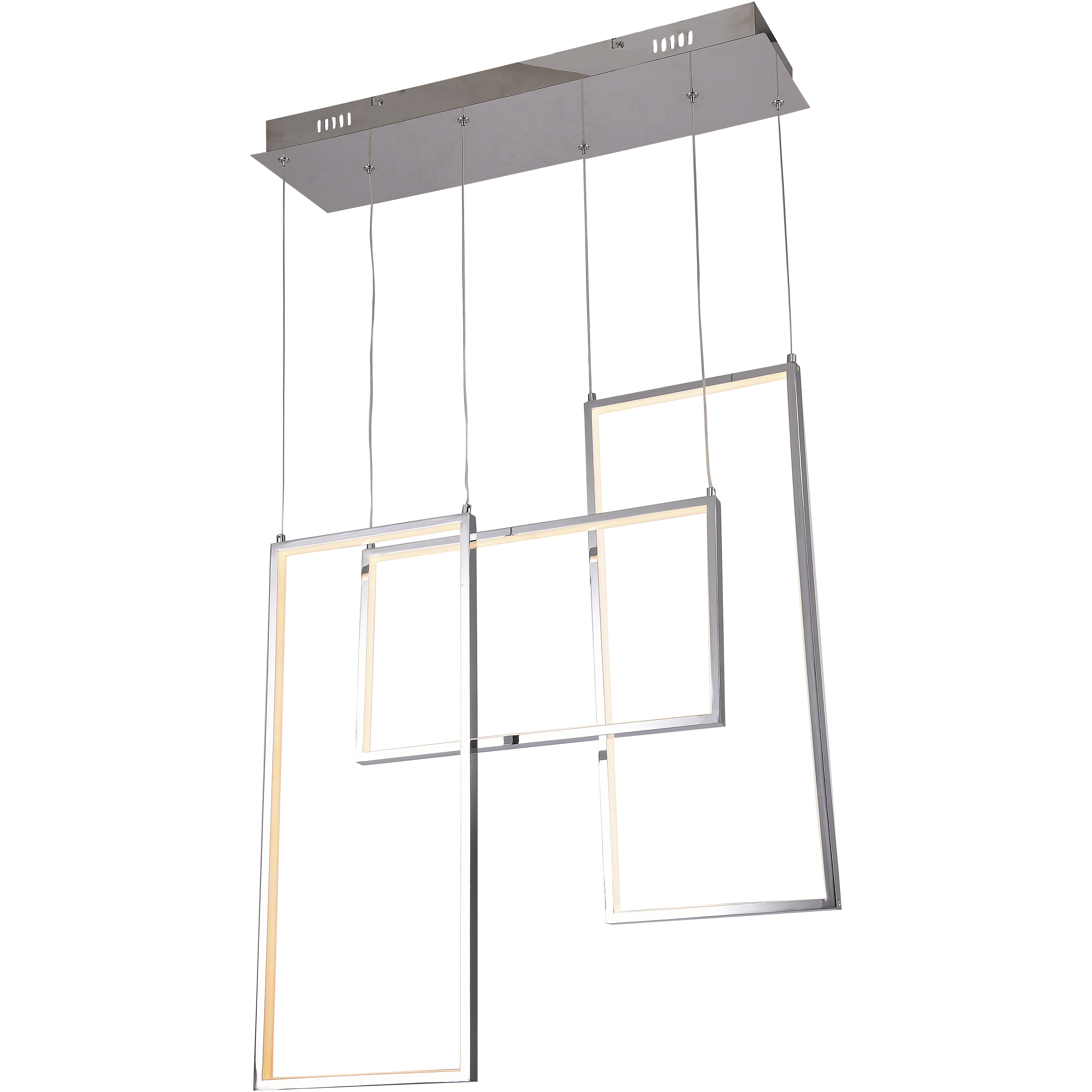 Canada LED 6.3 inch Chrome Chandelier Ceiling Light