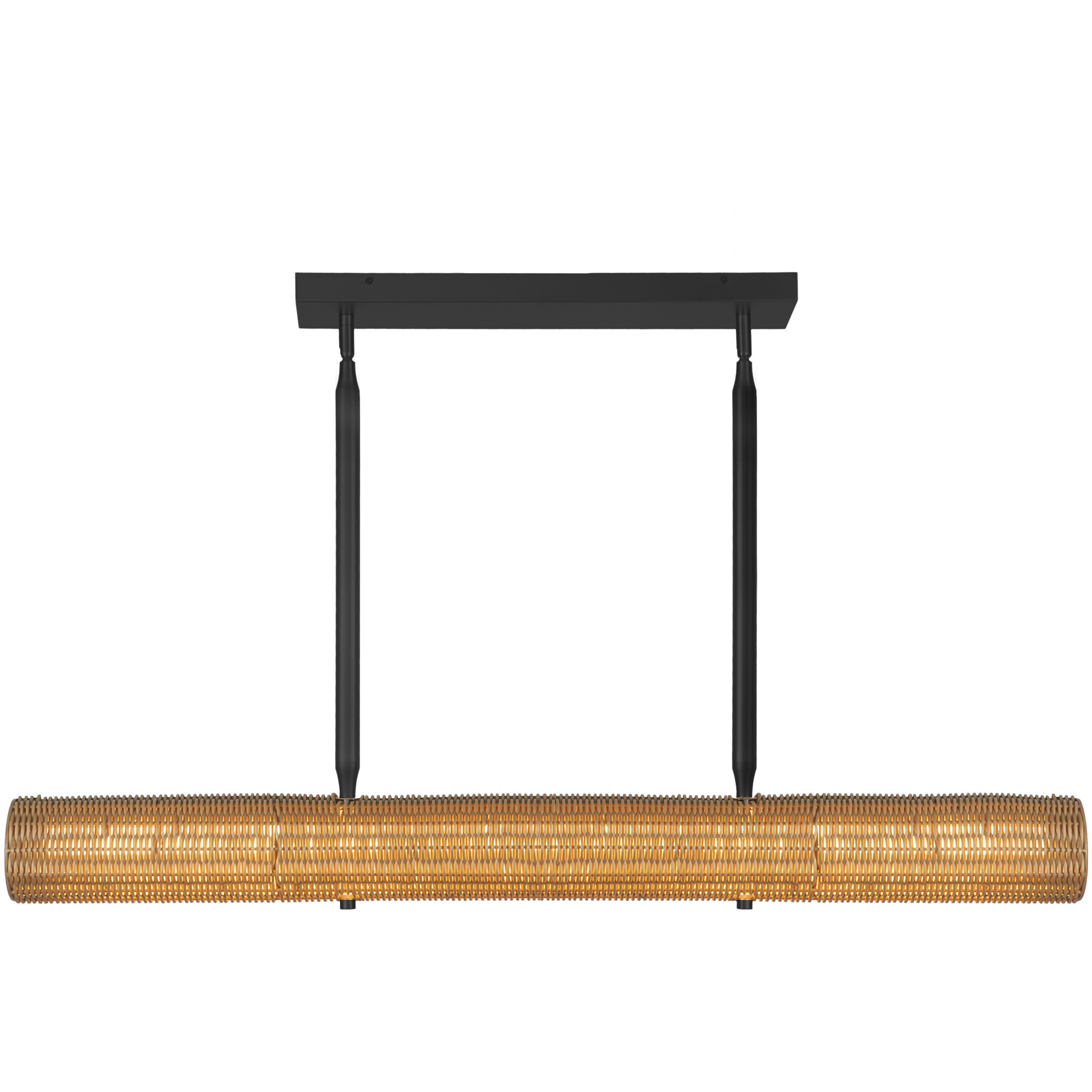 Alora Mood Maris LED 42 inch Matte Black Linear Pendant Ceiling Light
