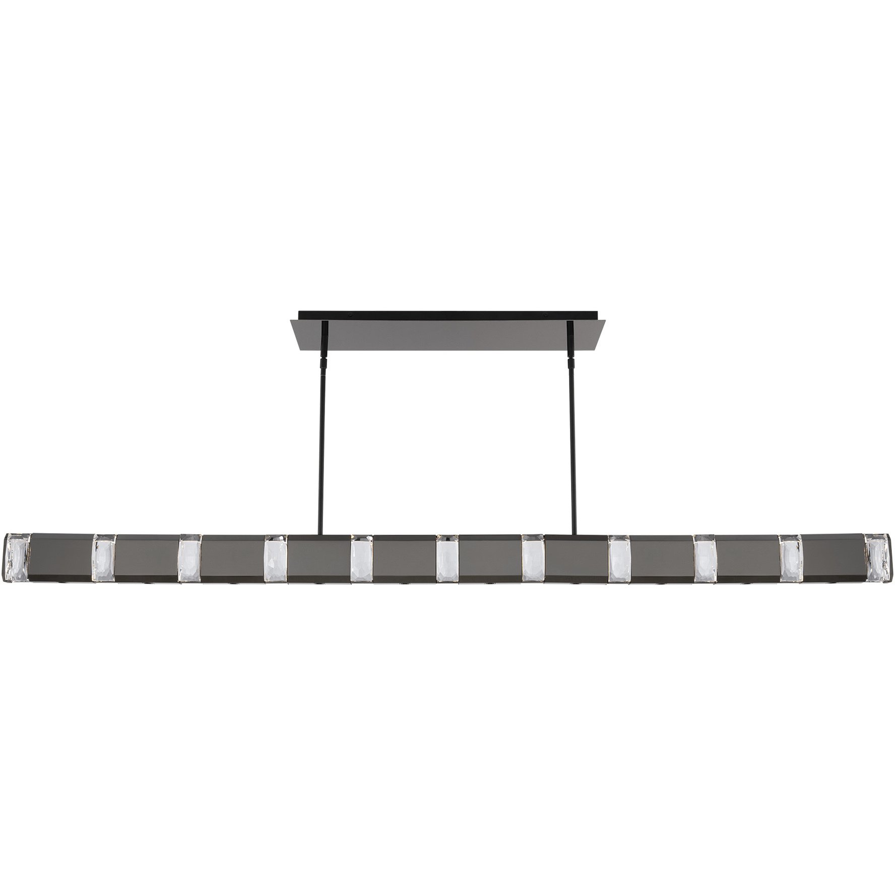 Beyond Jounce LED 63.13 inch Black Polished Nickel Linear Pendant Ceiling Light