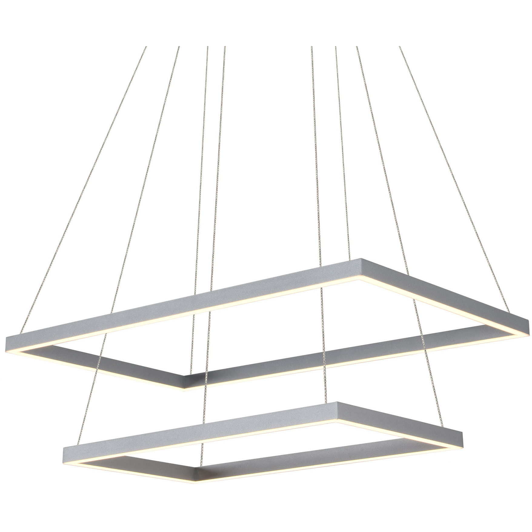 Atria Duo 17.25 inch Silver Chandelier Ceiling Light