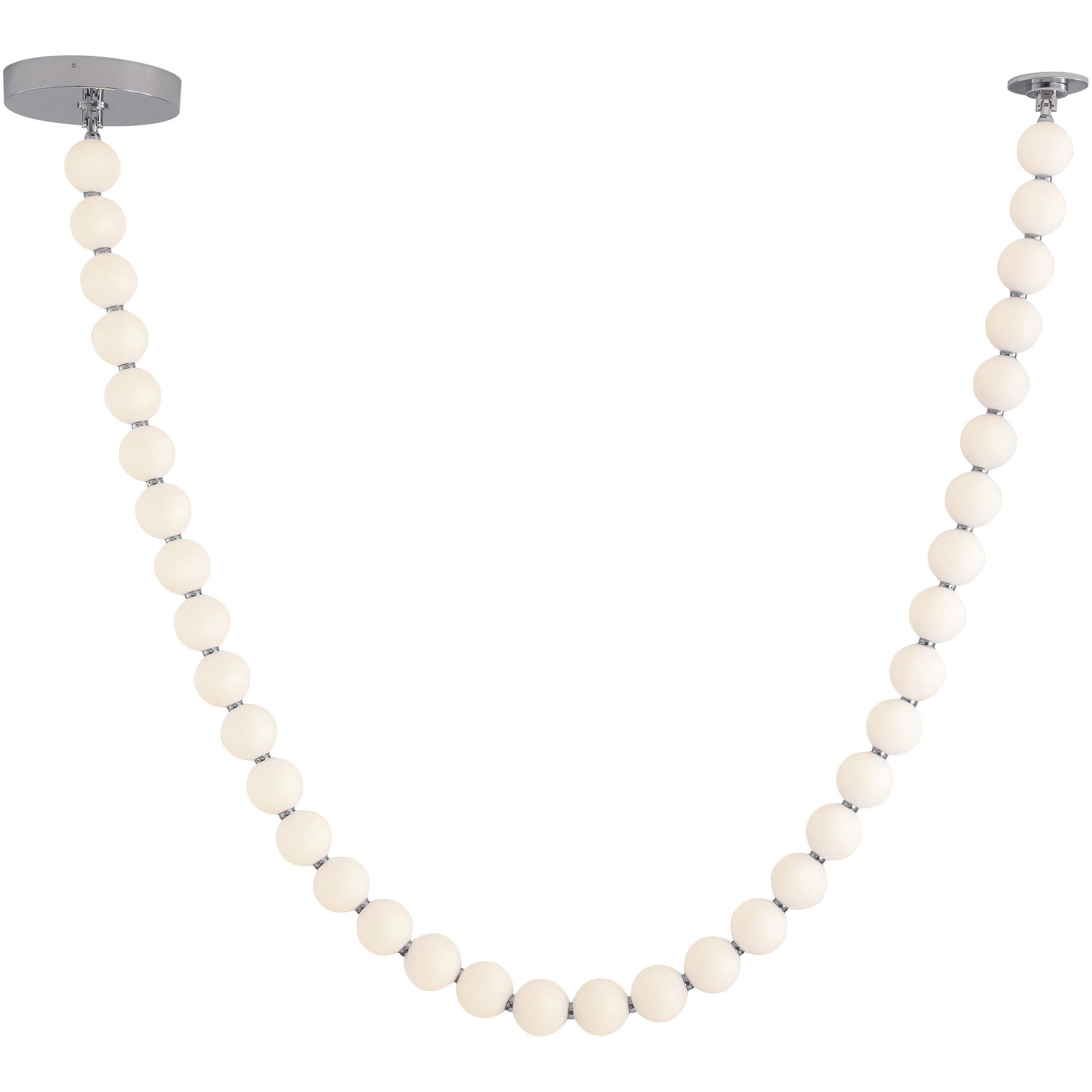 Akoya LED 3.25 inch Chrome Pendant Ceiling Light in Universal - 0-10V Dimming