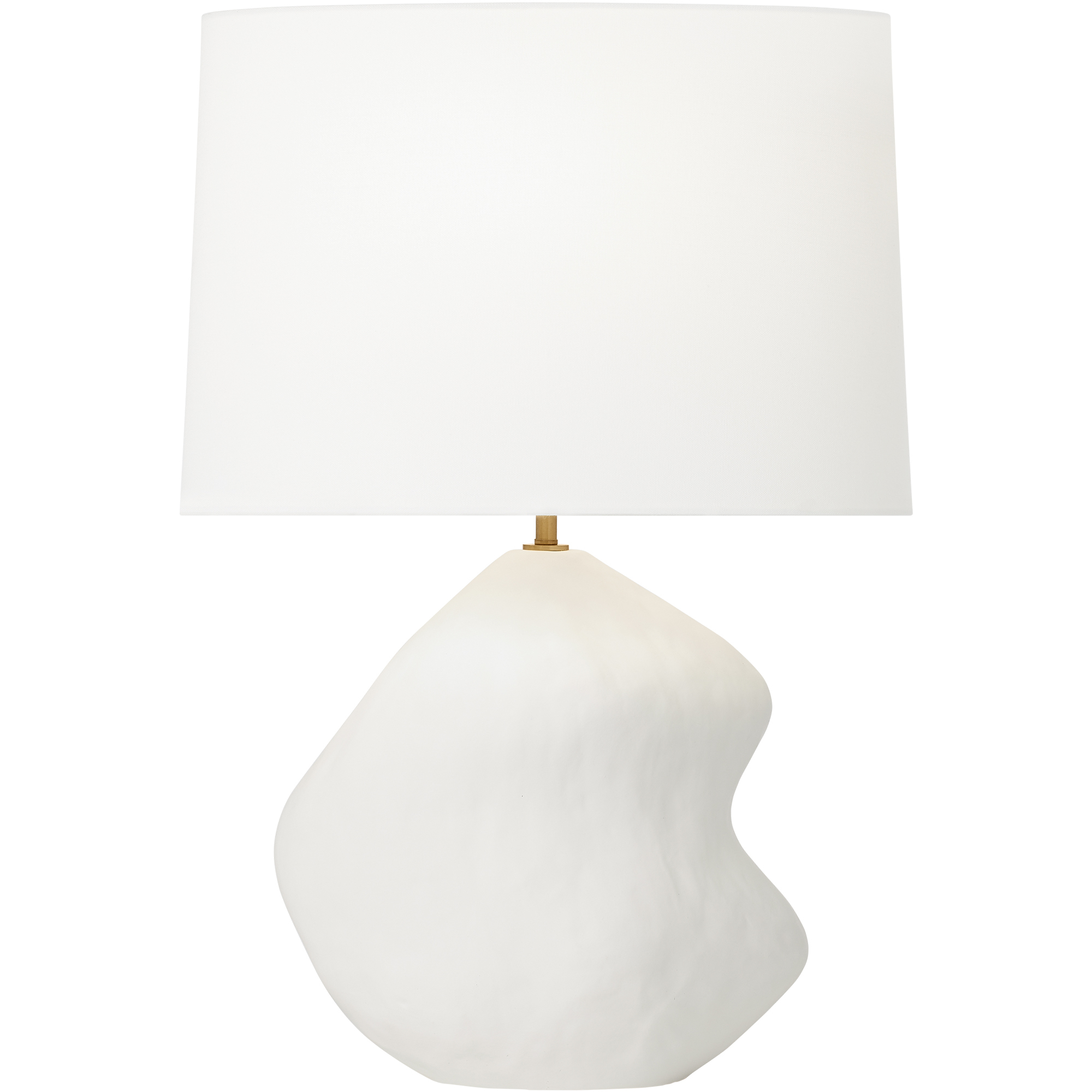 Hable Broxton 23.5 inch 9 watt Matte White Ceramic Table Lamp Portable Light