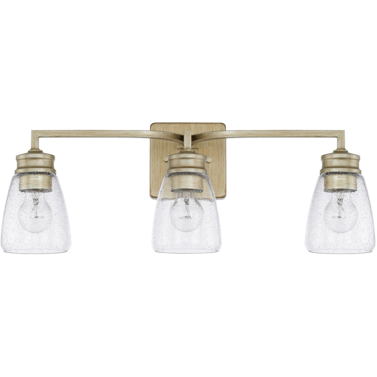 Newbury 3 Light 23.25 inch Winter Gold Vanity Light Wall Light