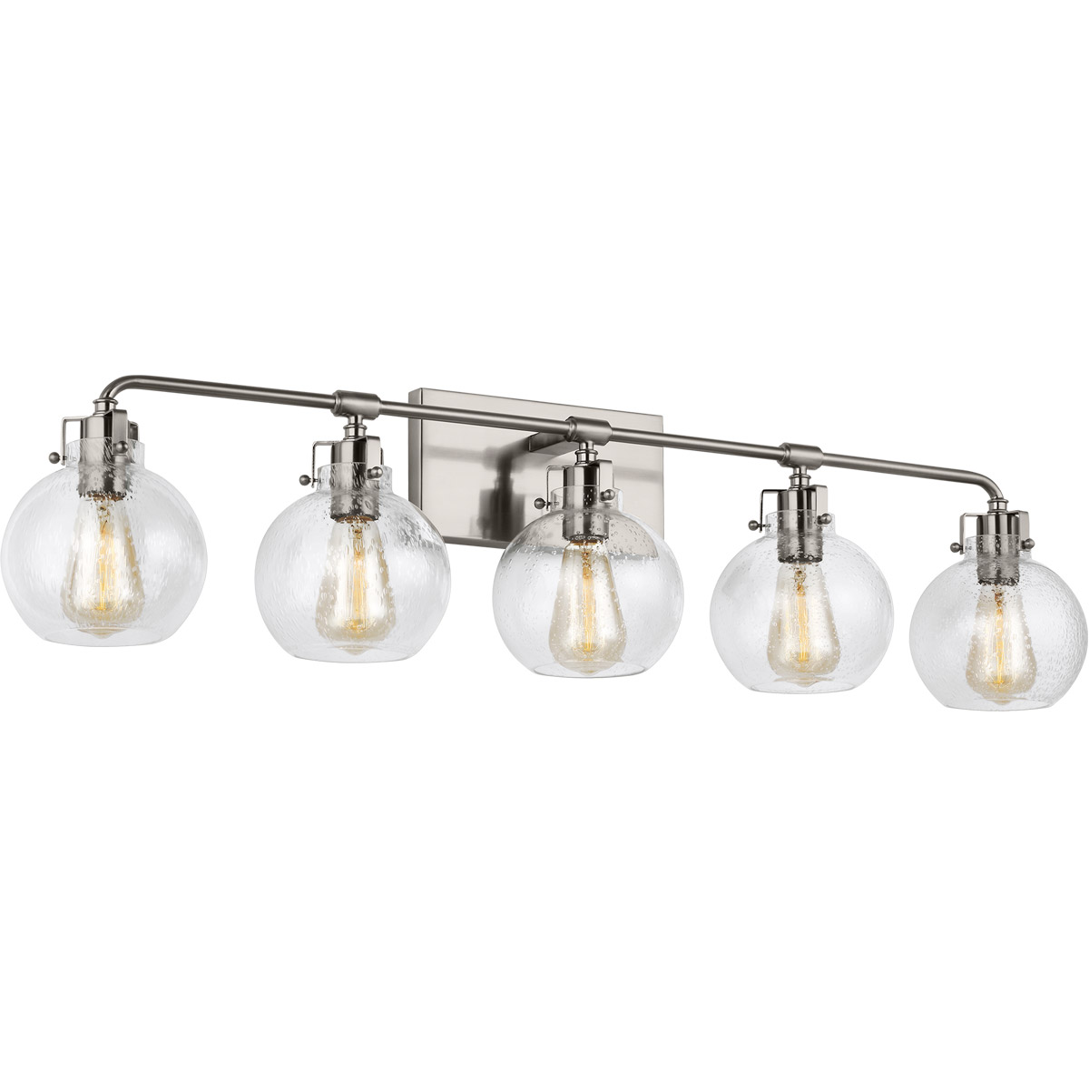 Sean Lavin Clara 5 Light 40 inch Satin Nickel Vanity Light Wall Light