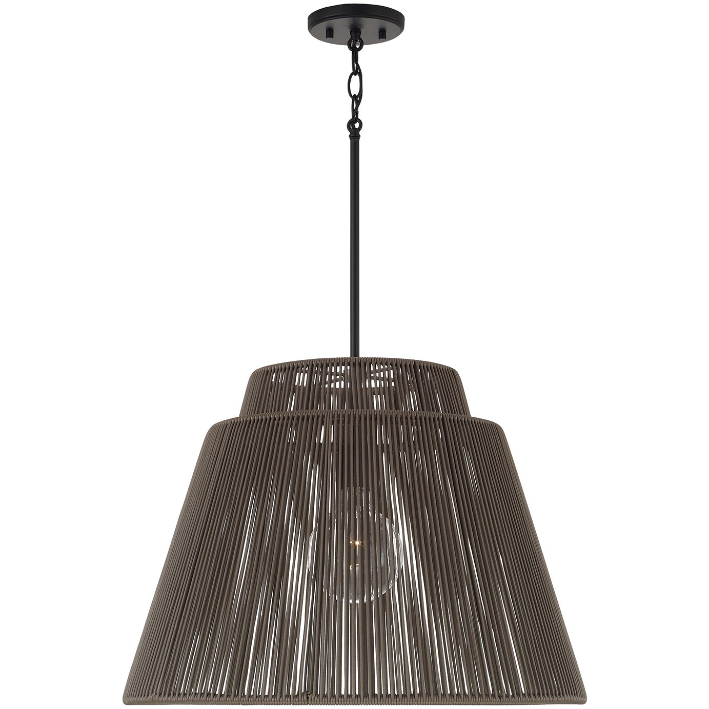 Jasper 1 Light 23 inch Umber and Black Outdoor Hanging Lantern