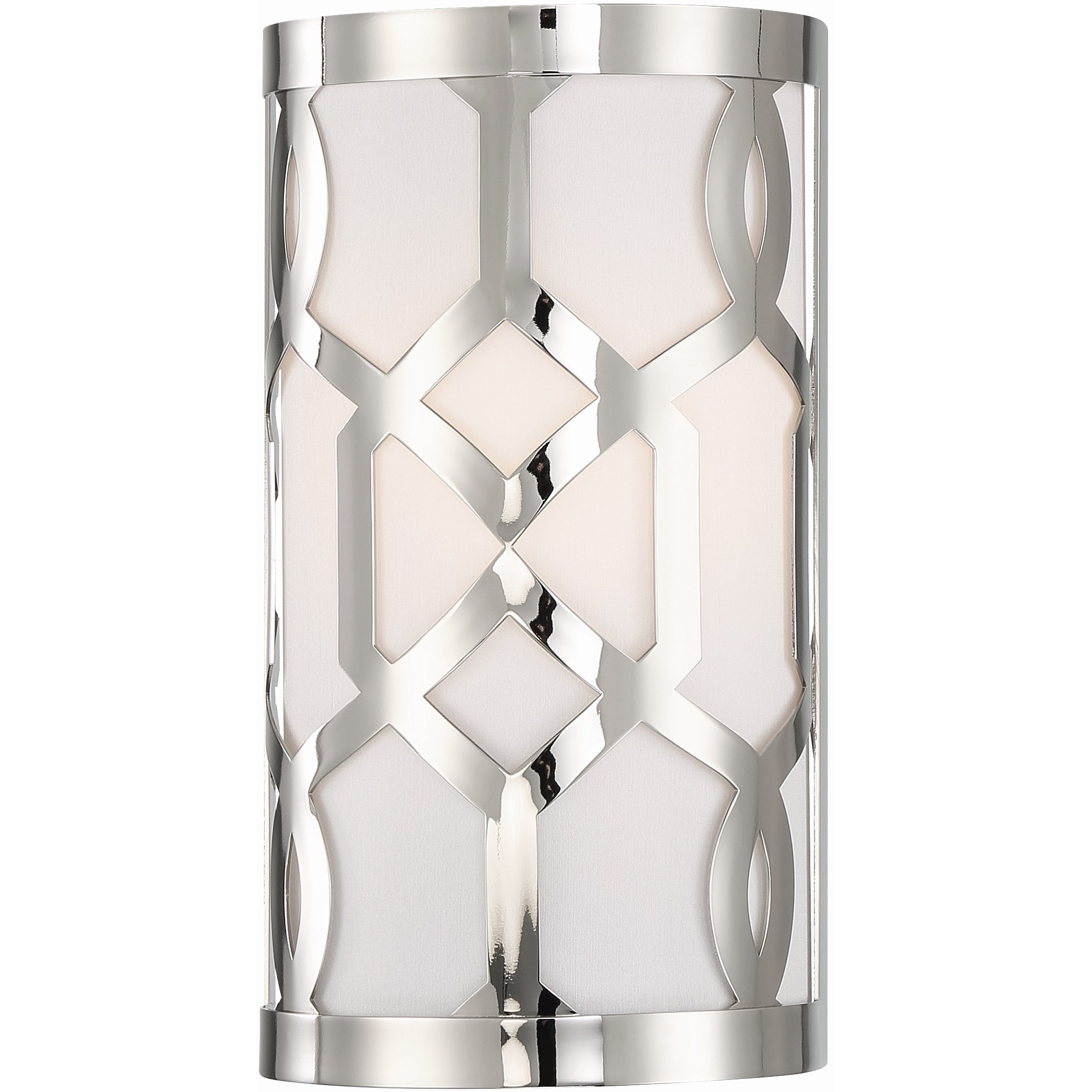 Jennings Bath Sconce Wall Light in Polished Nickel