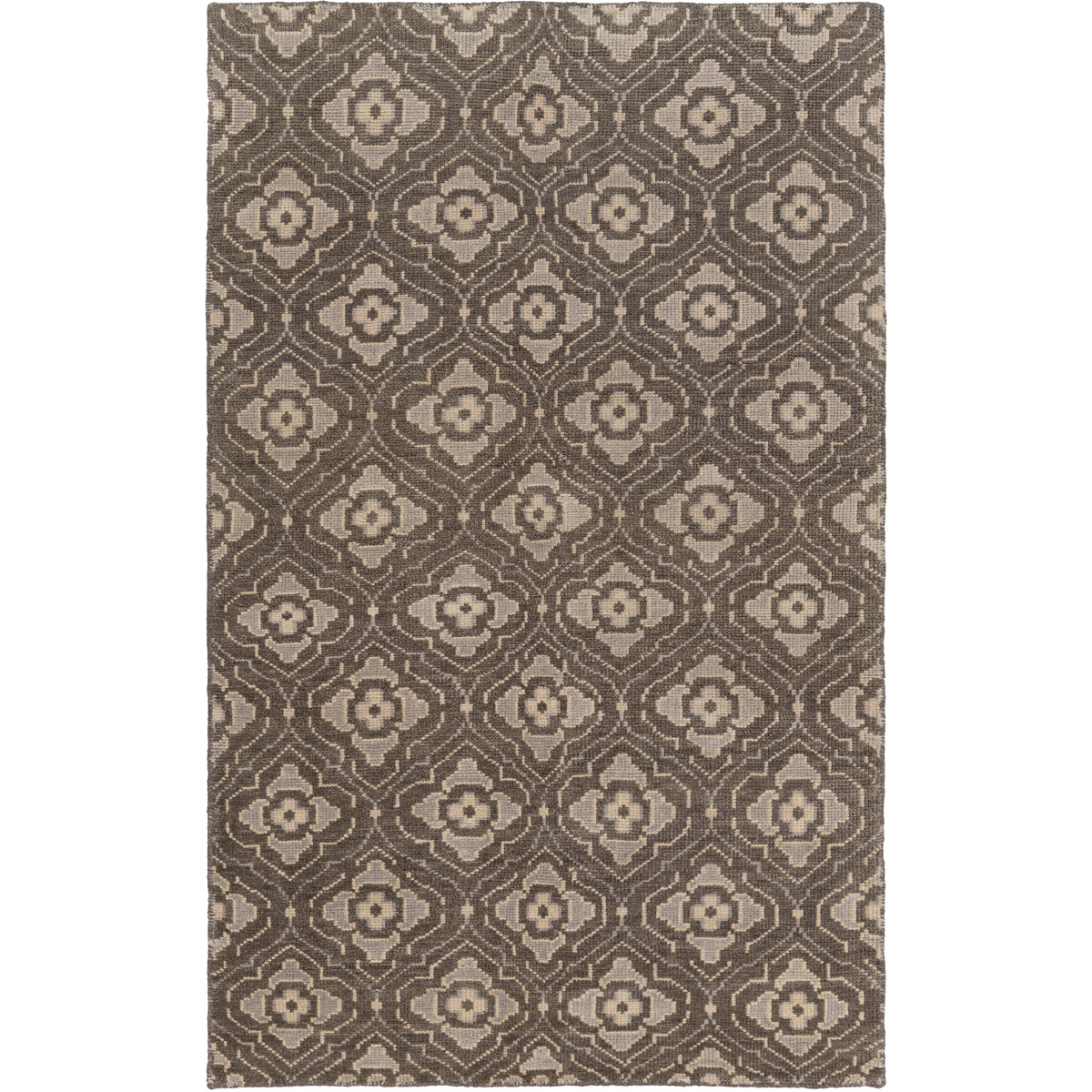 Cypress 96 X 60 inch Gray and Neutral Area Rug, Wool