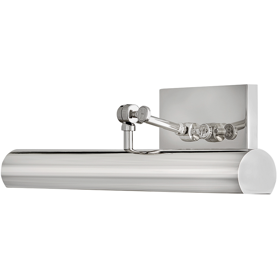 Stokes 6.75 inch 10.00 watt Polished Nickel Adjustable Sconce Wall Light, Medium