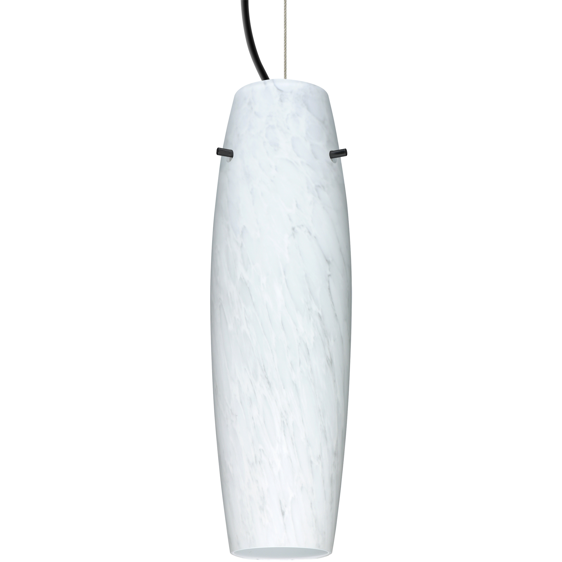 Suzi 1 Light Black Cord Pendant Ceiling Light