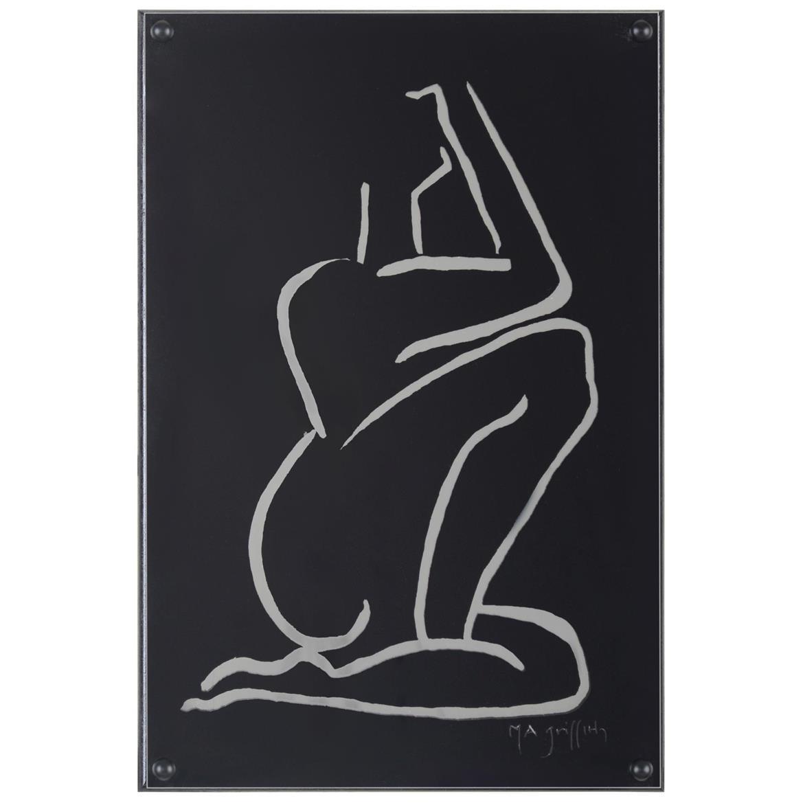 Melissa Abide Griffith's Ebony Contour IV Wall Decor, Figurative