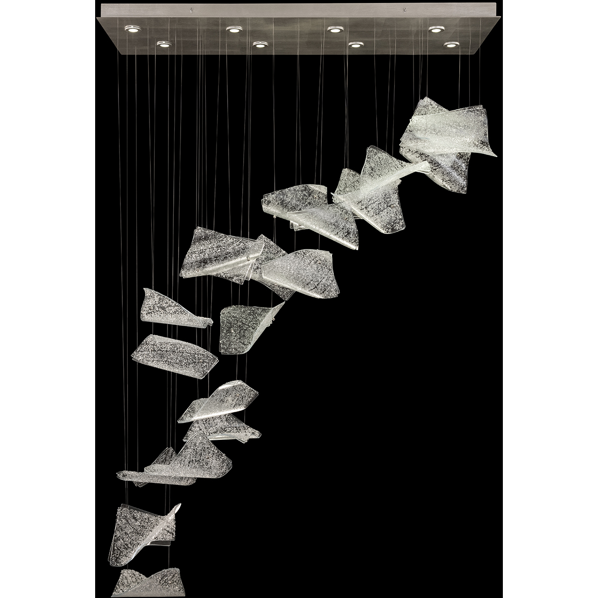Elevate LED 54 inch Silver Pendant Ceiling Light
