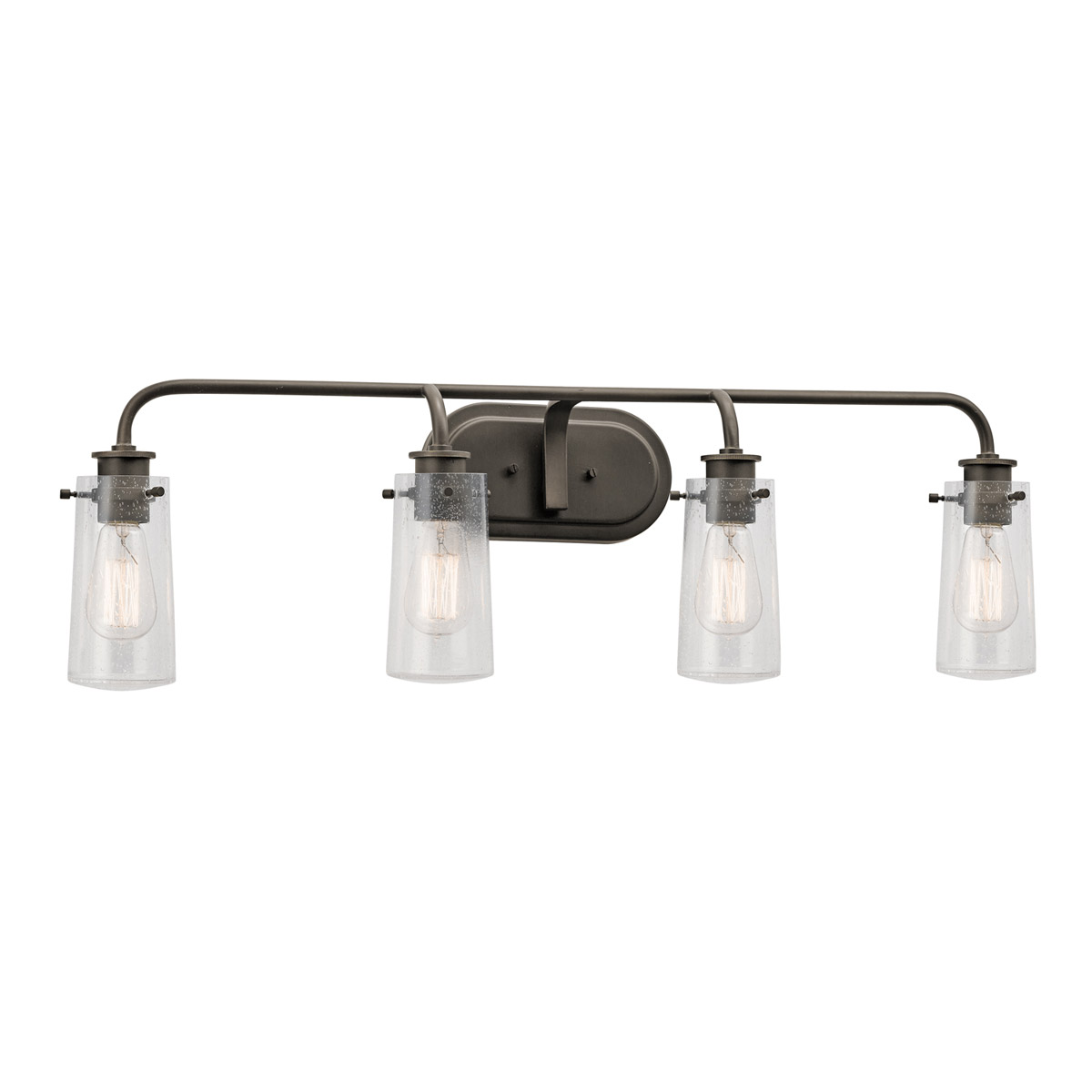 Braelyn 4 Light 34 inch Olde Bronze Wall Mt Bath 4 Arm Wall Light