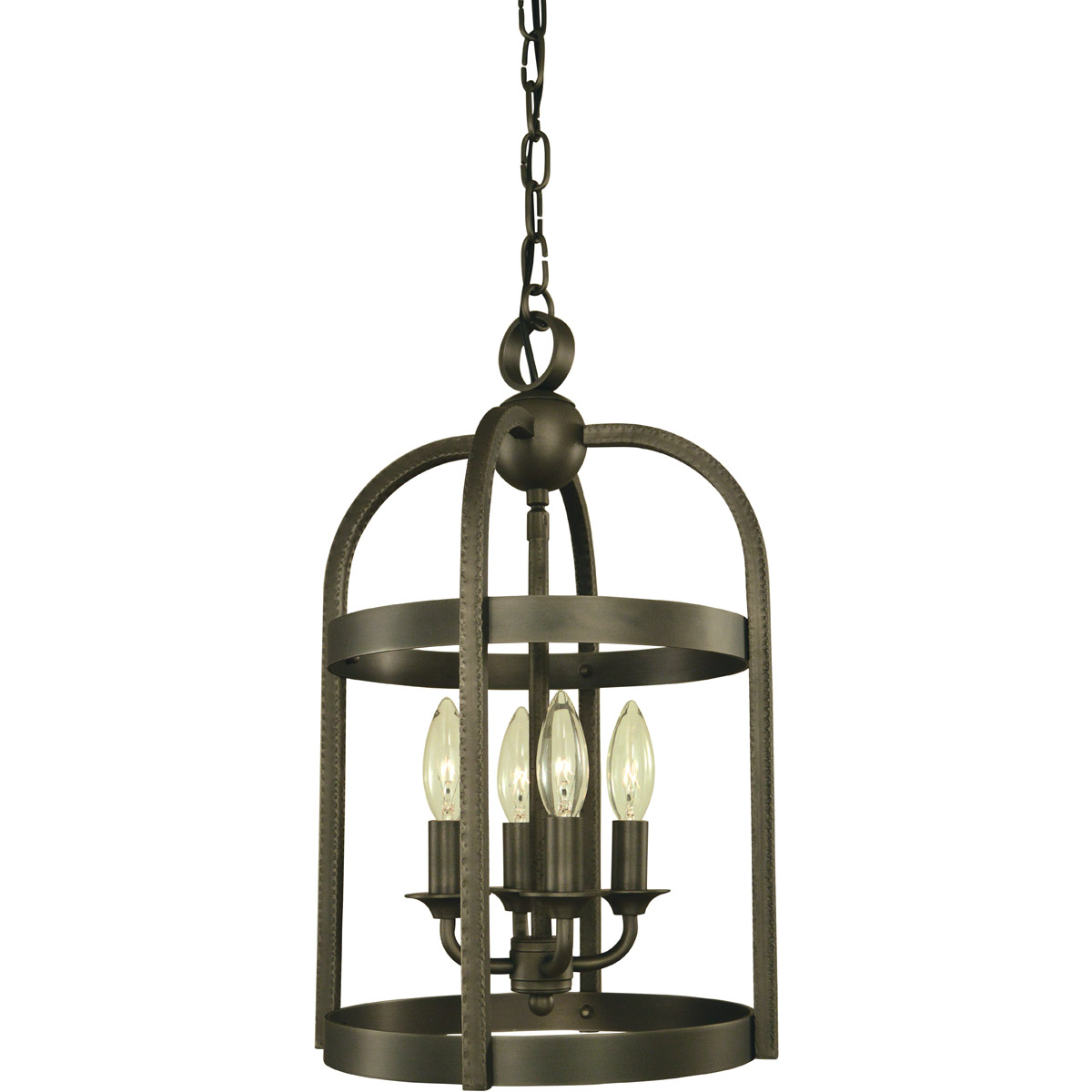 Heidelberg 4 Light 10 inch Satin Pewter Mini Chandelier Ceiling Light
