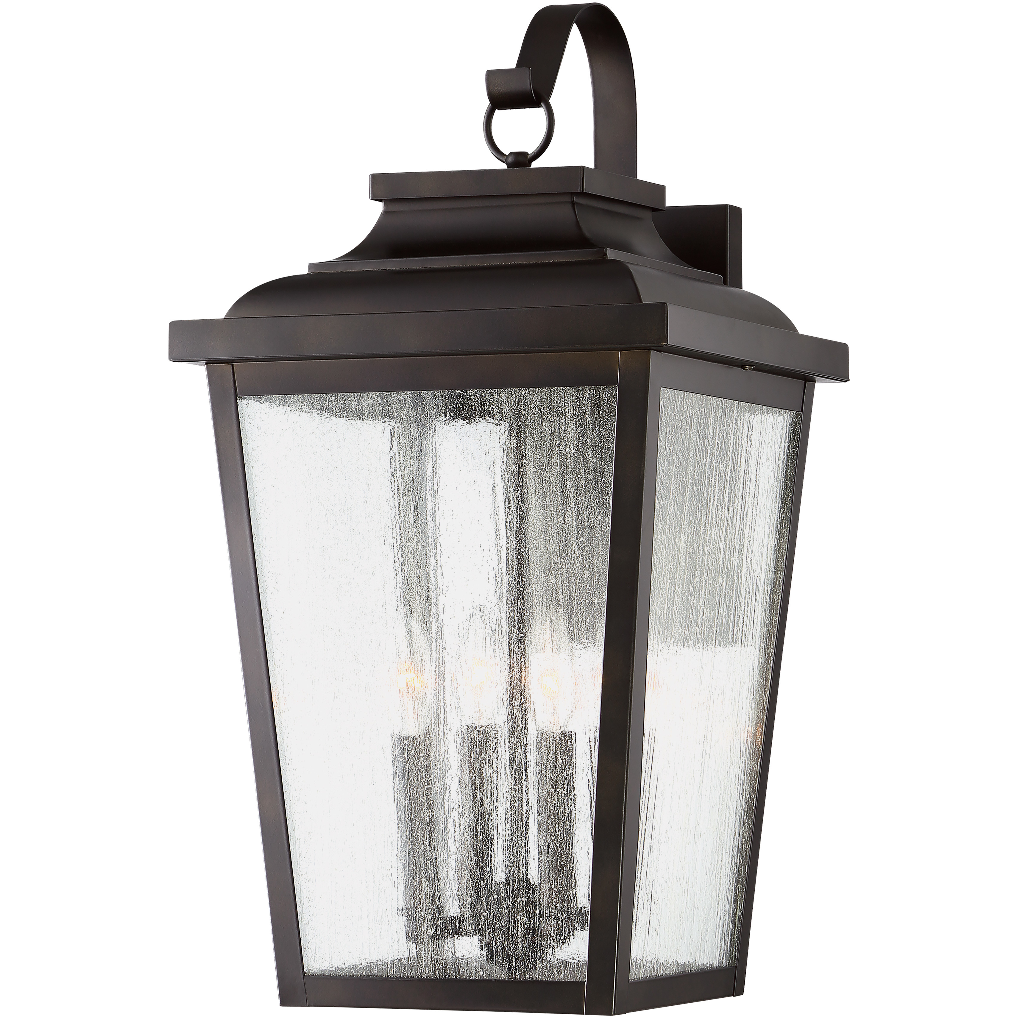 Irvington Manor Outdoor Wall Mount in Incandescent, Clear Seeded Glass, The Great Outdoors