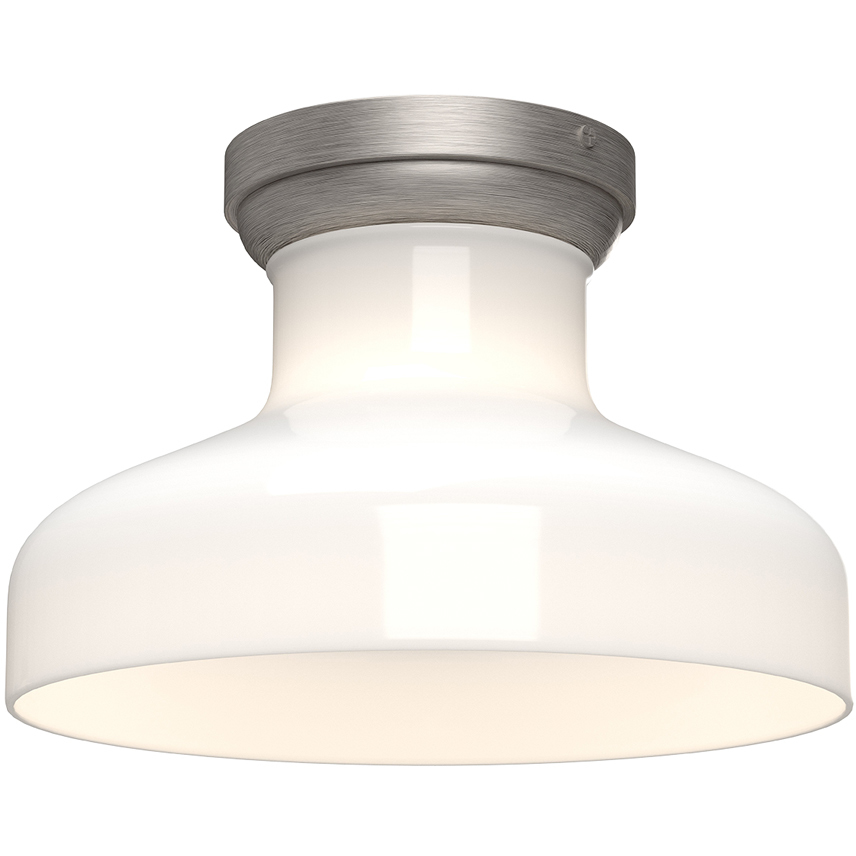 Alora Mood Westlake 1 Light 11.13 inch Brushed Nickel Flush Mount Ceiling Light