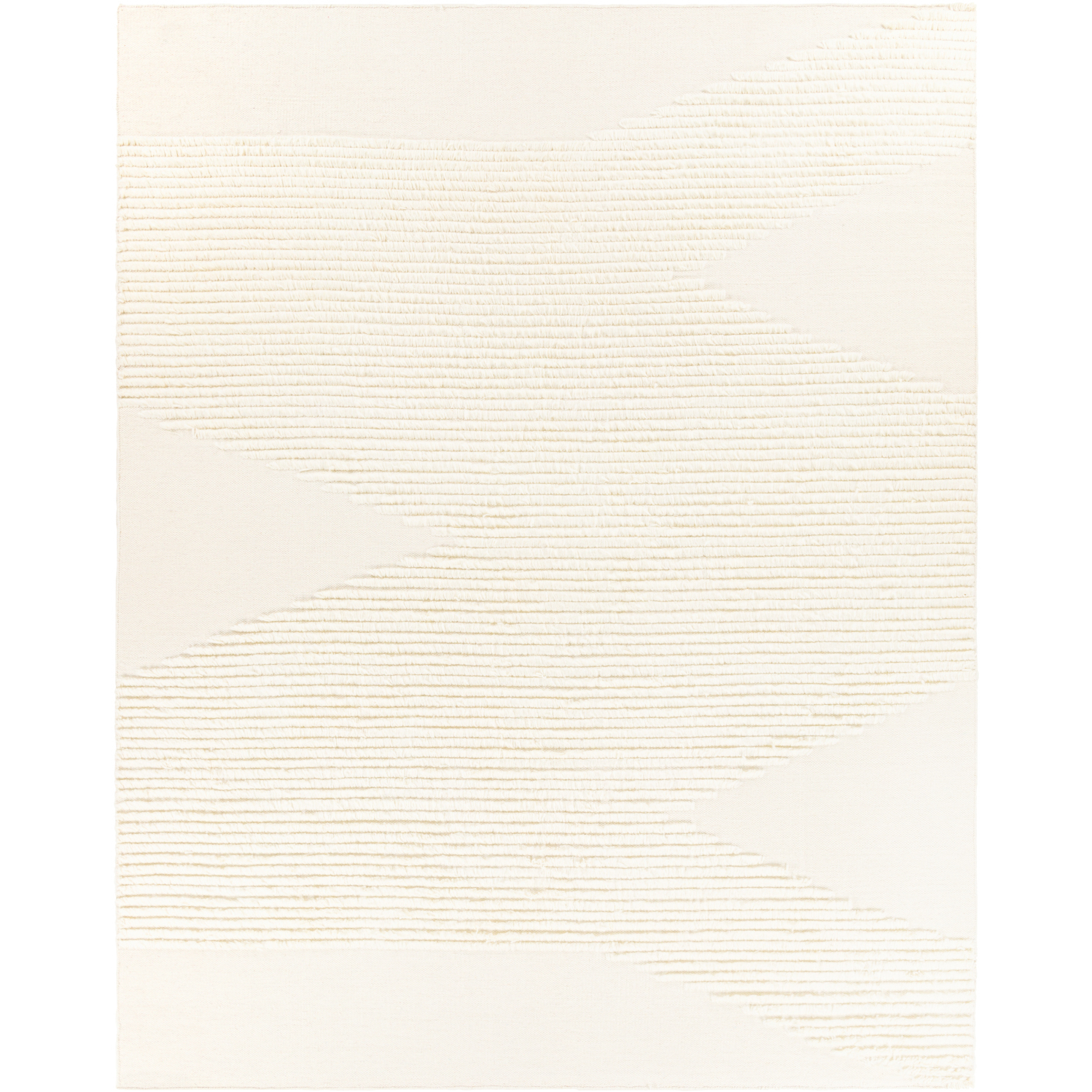 Apache 120 X 96 inch Cream Handmade Rug in 8 x 10, Rectangle