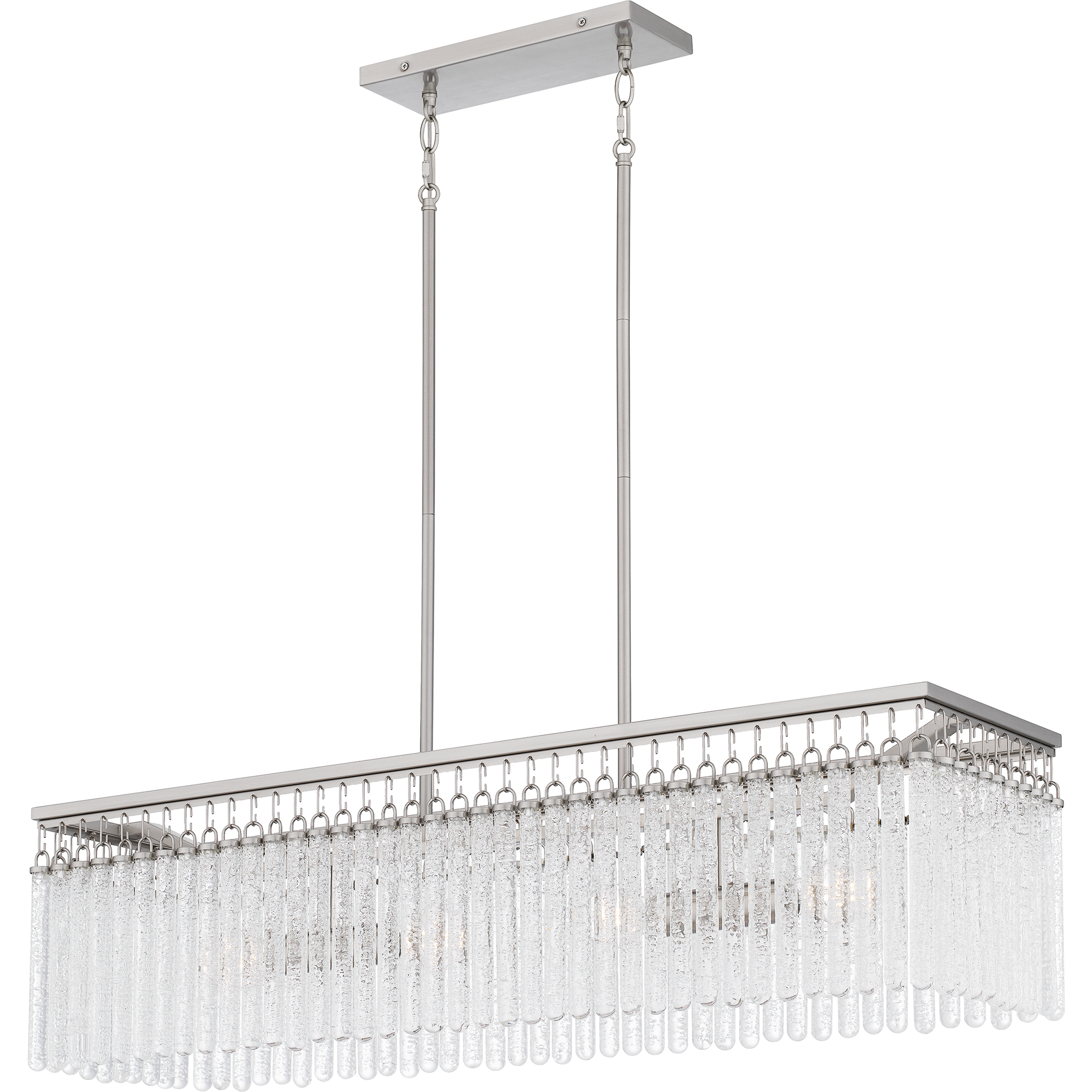 Camilla 4 Light 38 inch Brushed Nickel Island Light Ceiling Light, Medium