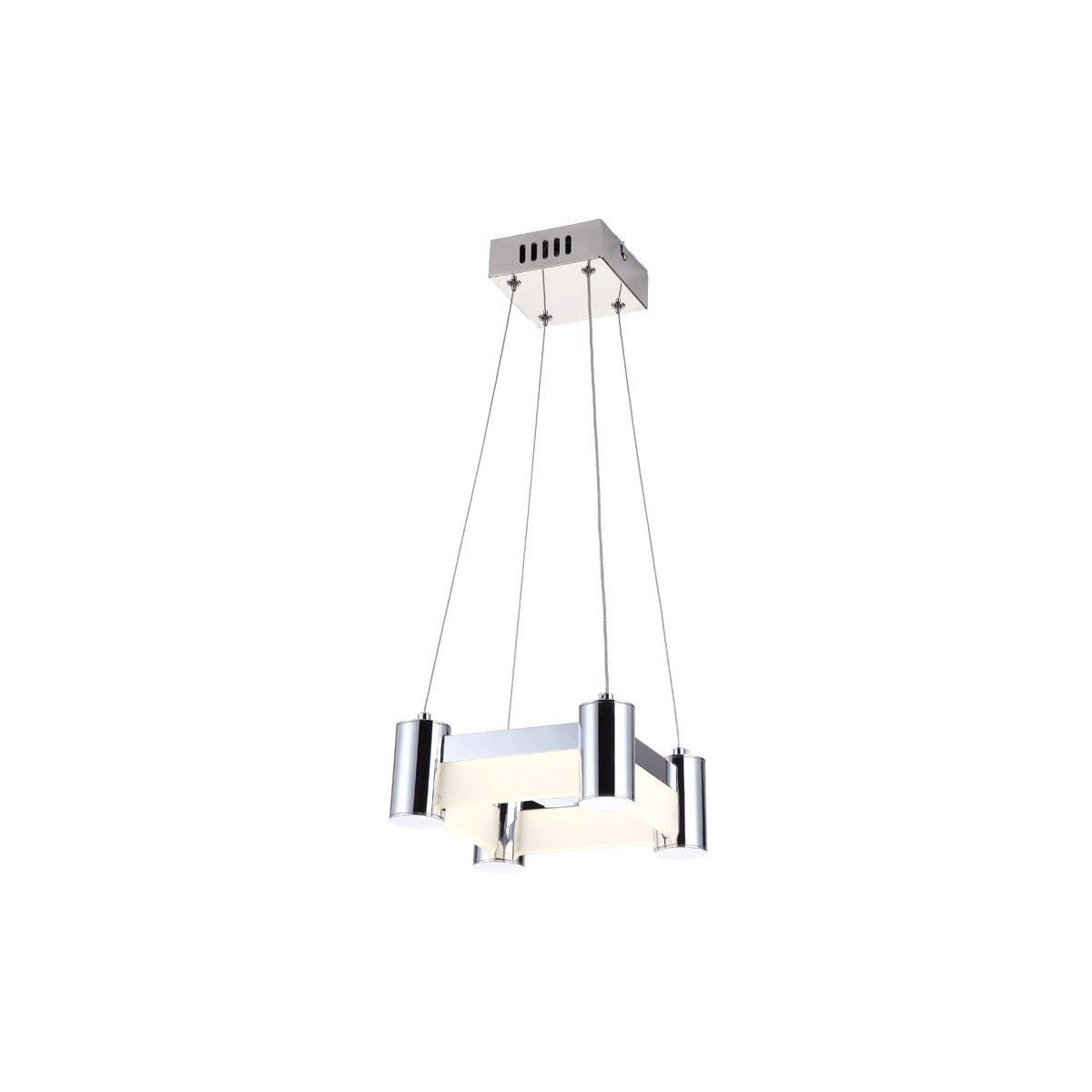 Kellen LED 9.25 inch Chrome Pendant Ceiling Light