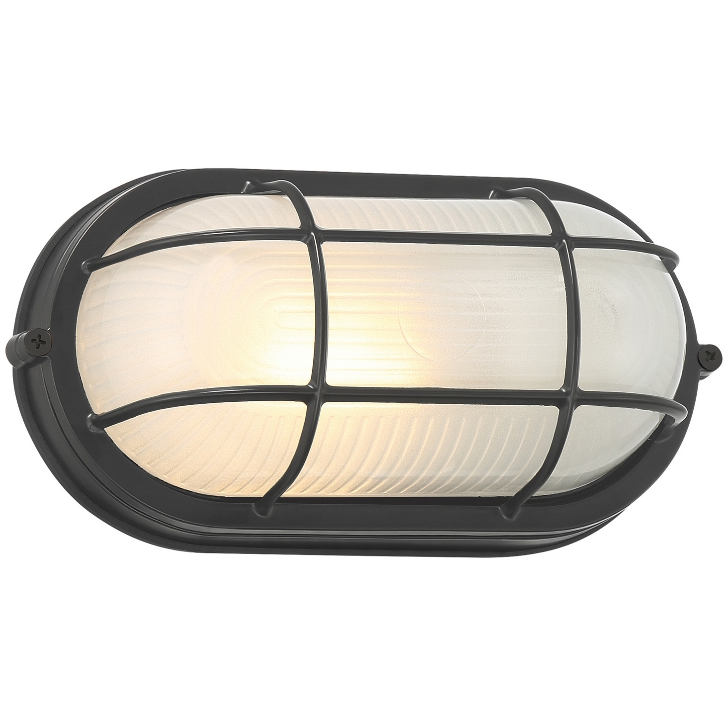 Nauticus Dual Mount 6 inch Black Outdoor Wall Sconce in Replaceable LED, 5" D x 11" W x 6" H