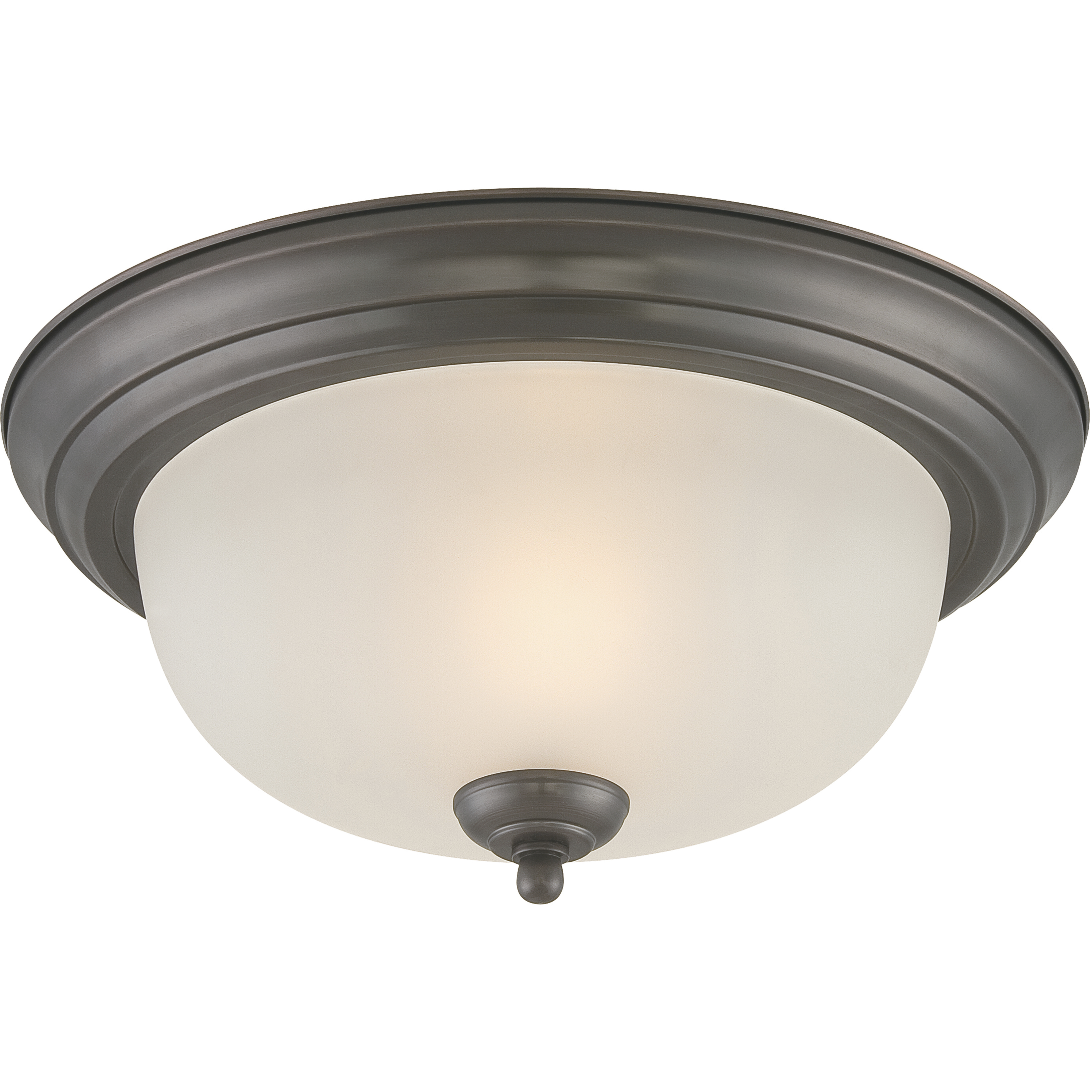 Harmony 1 Light 12 inch Painted Bronze Flush Mount Ceiling Light