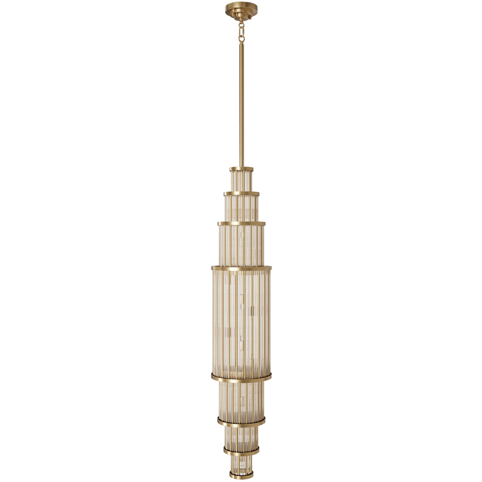 Waldorf LED 10 inch Aged Brass Pendant Ceiling Light