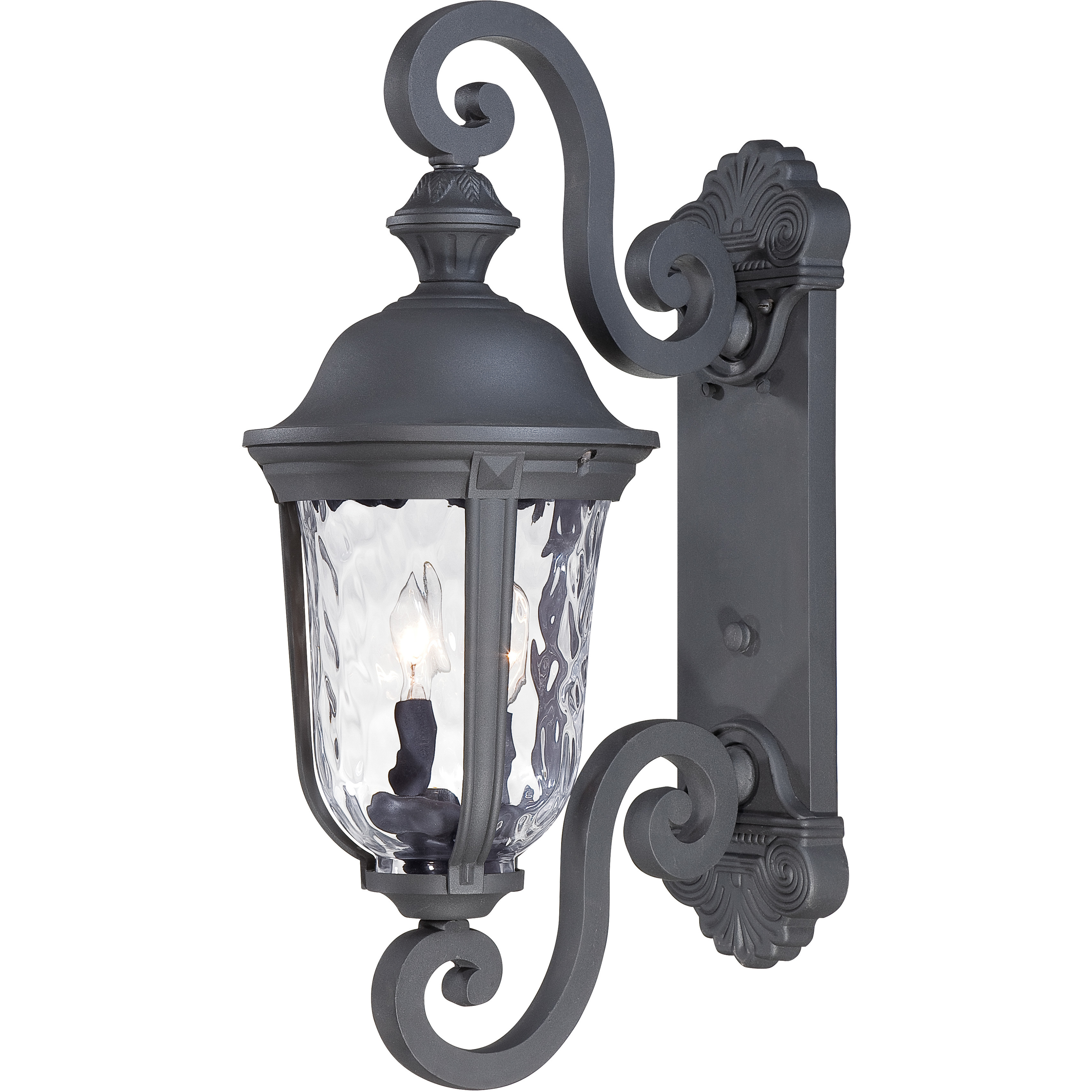Ardmore 2 Light 25 inch Coal Outdoor Wall Mount in Black, Great Outdoors