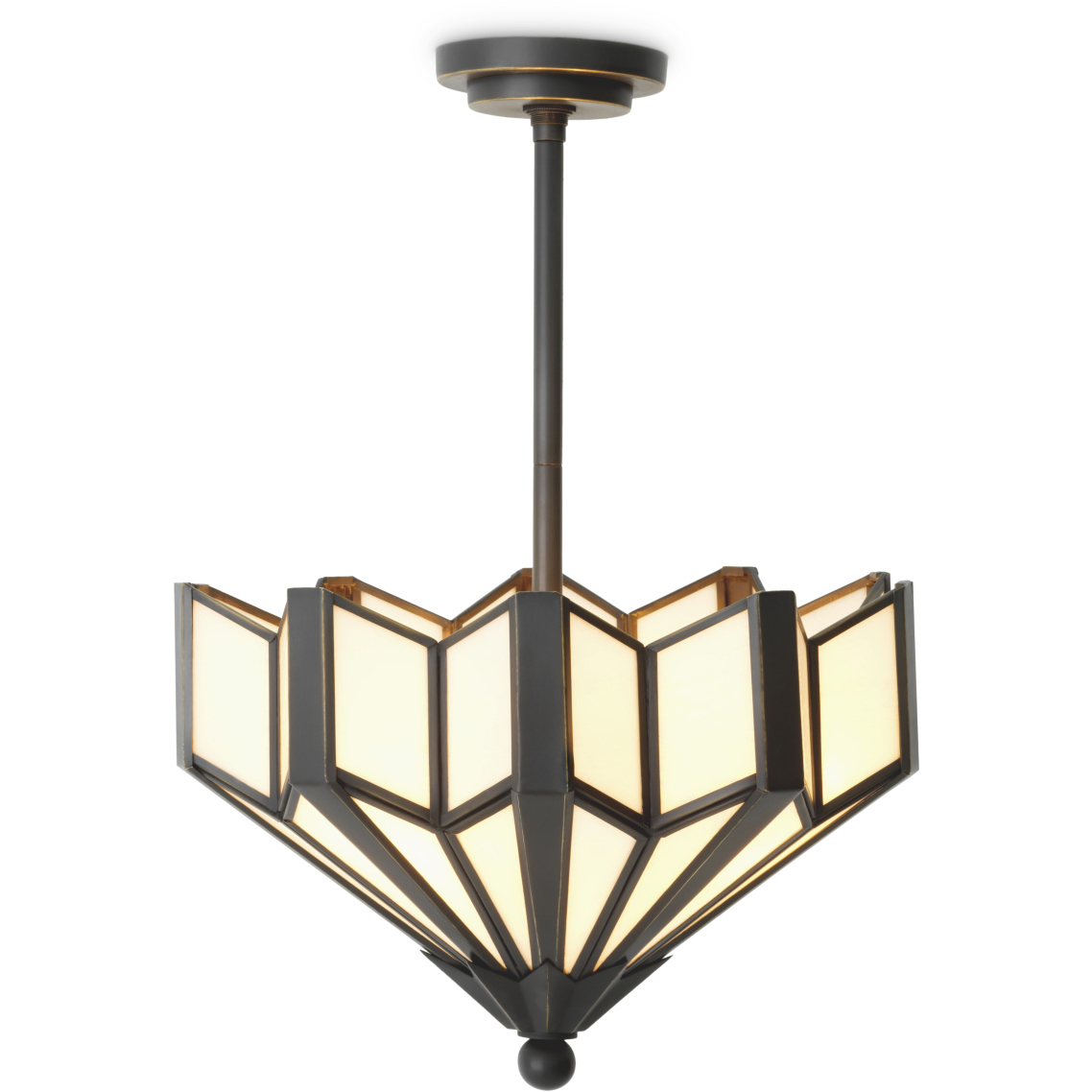 Victory 4 Light 17.72 inch Bronze Highlight Ceiling Lamp Ceiling Light
