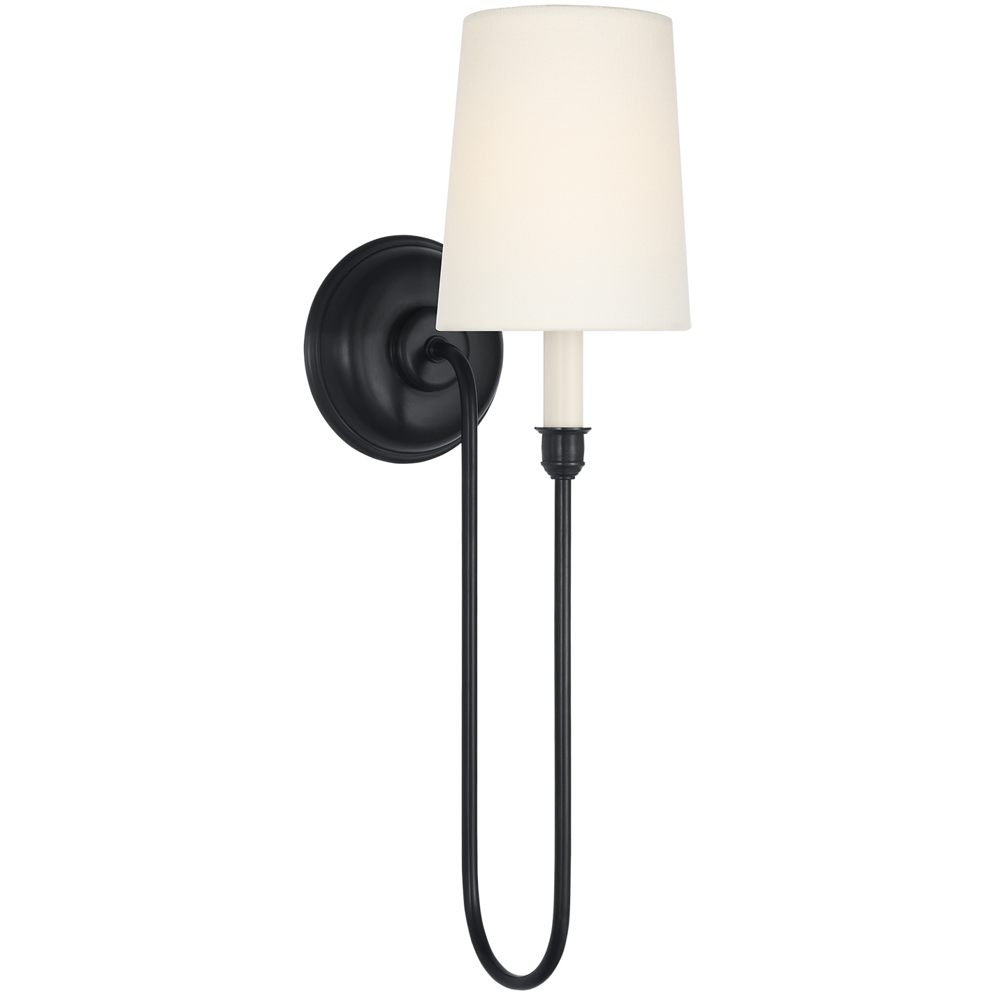 Thomas O'Brien Vendome LED 5.5 inch Bronze Deep Arm Cordless Sconce Wall Light