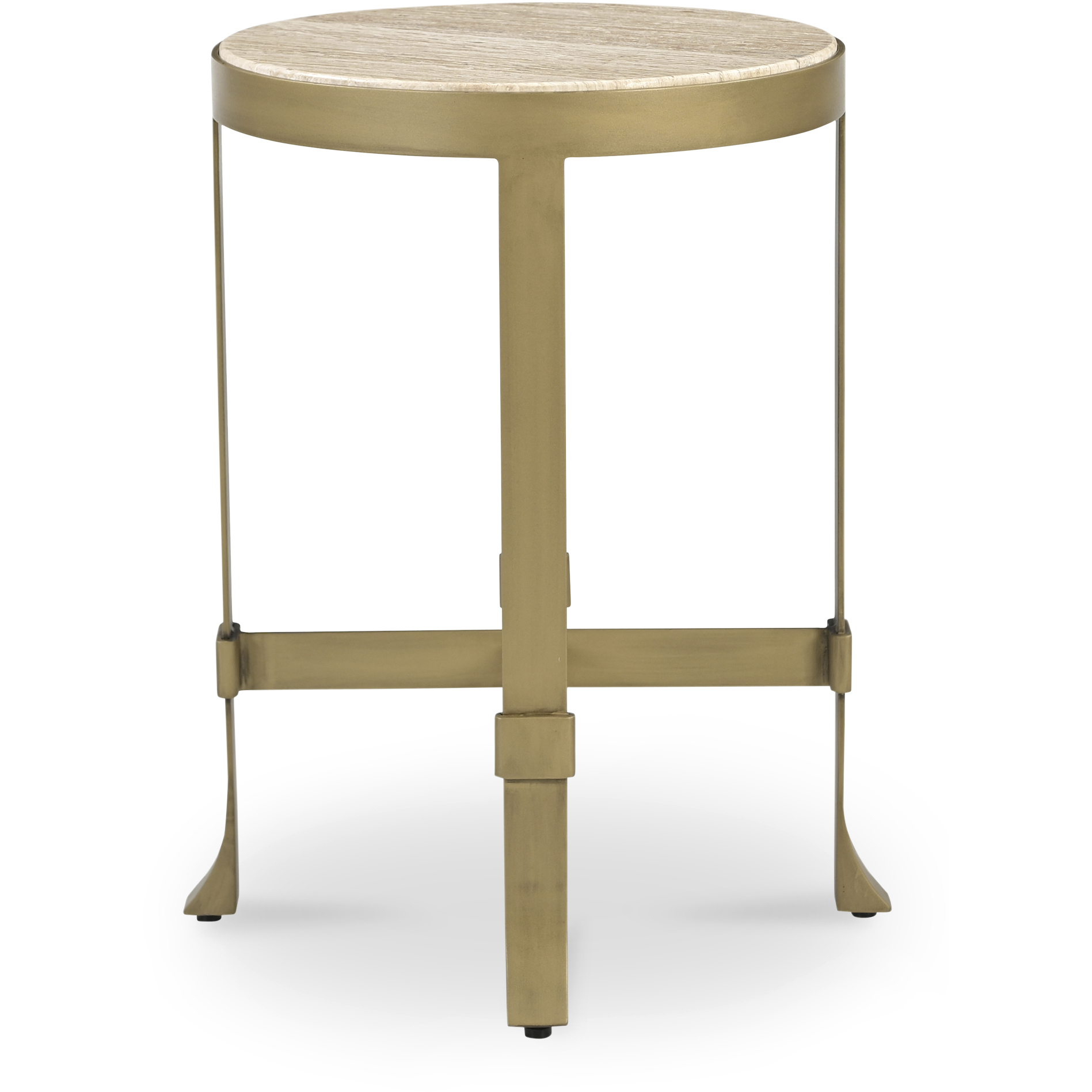 Holli 23 X 16 inch QJ Travertine Side Table