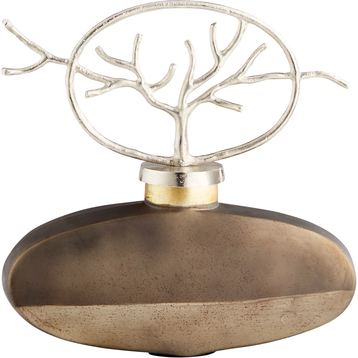 Round Viewleaf 15 X 15 inch Sculpture, Round