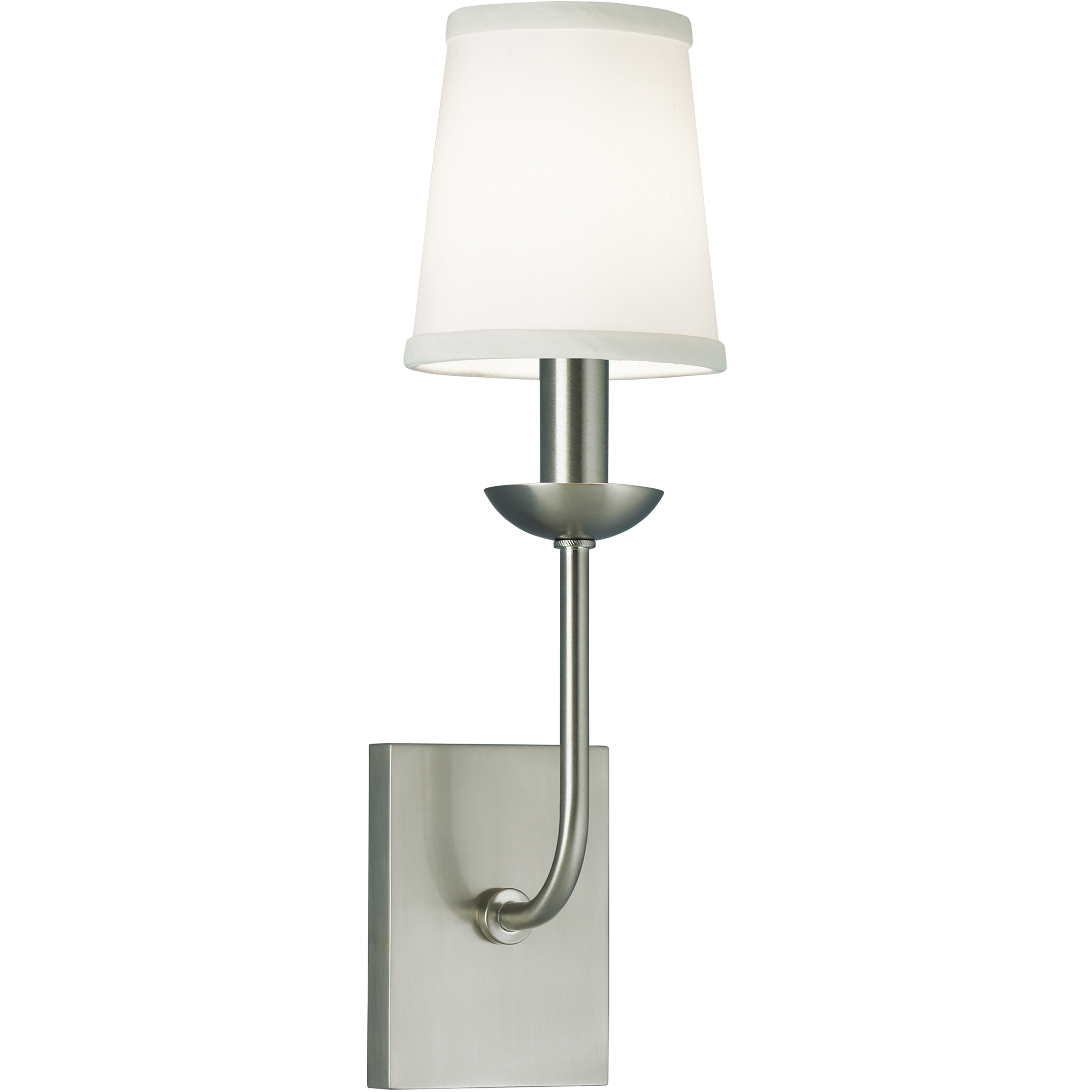 Circa 1 Light 13.5 inch Brushed Nickel Sconce Wall Light