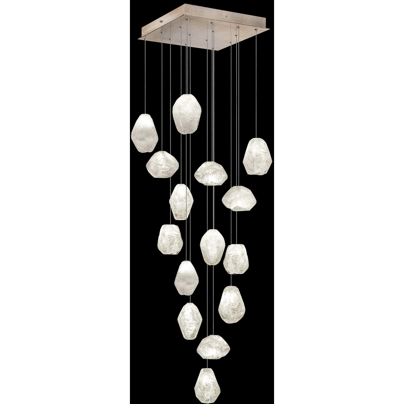 Natural Inspirations 15 Light 19 inch Gold Pendant Ceiling Light