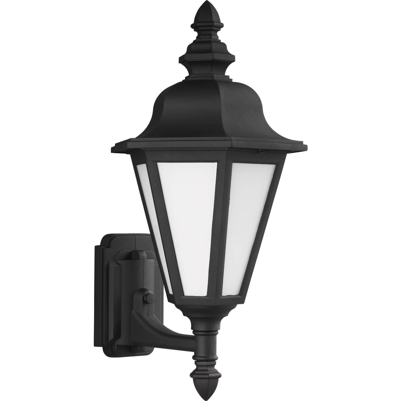 Brentwood 1 Light 19.75 inch Black Outdoor Wall Lantern, Medium