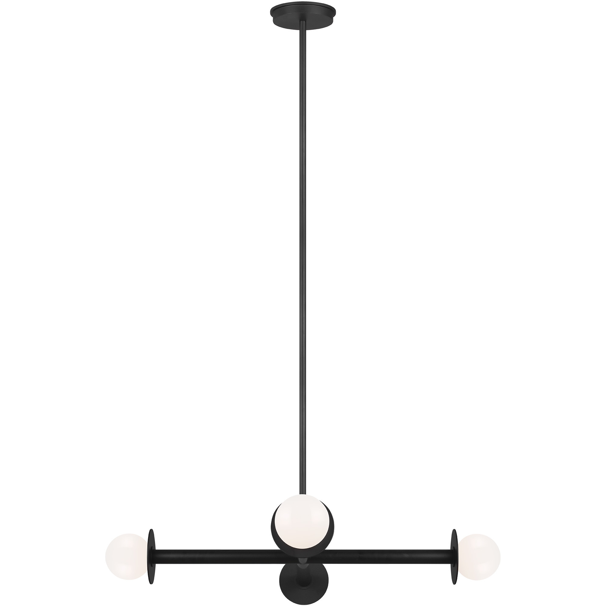 Kelly by Kelly Wearstler Nodes 4 Light 30 inch Midnight Black Chandelier Ceiling Light