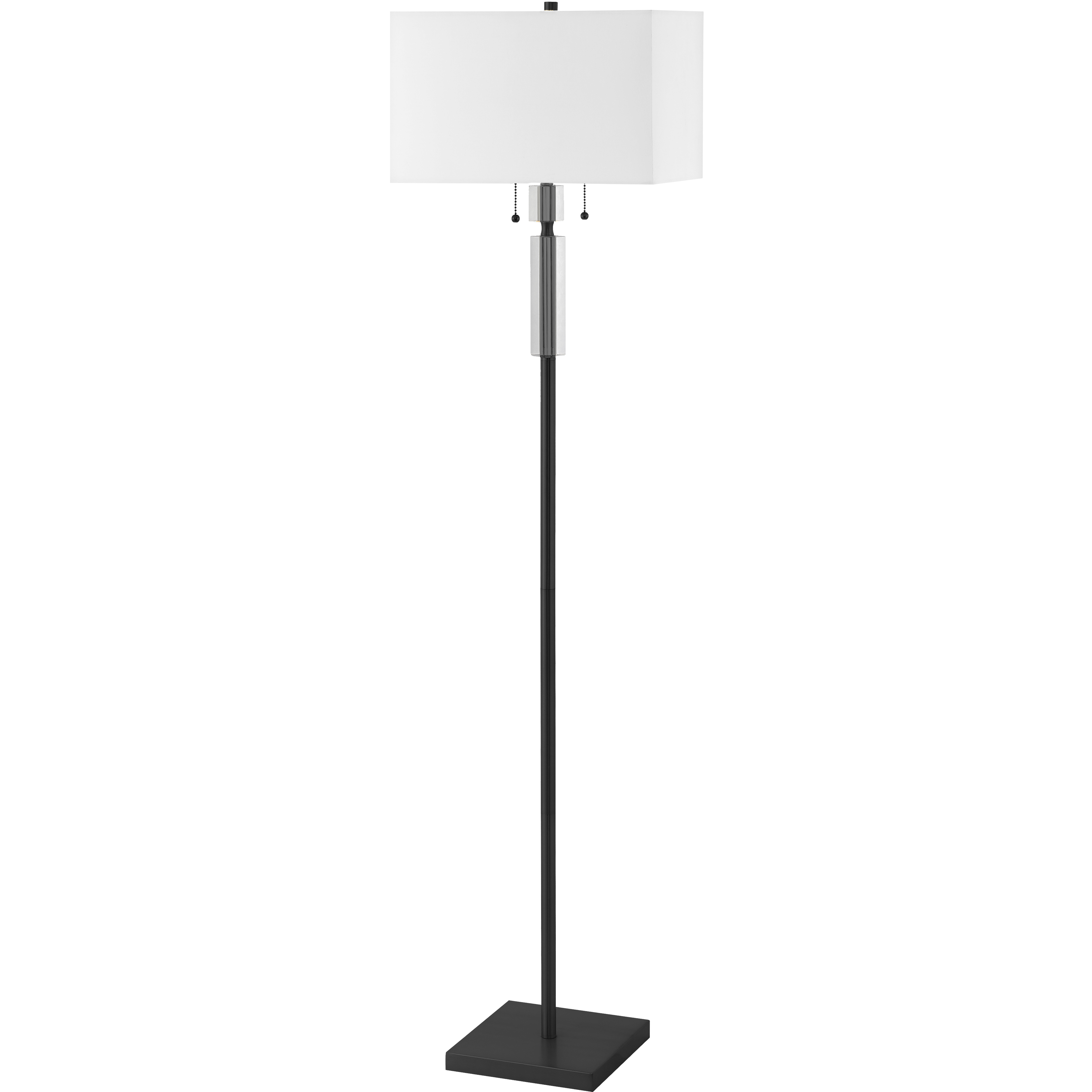 Fernanda 60 inch 100.00 watt Matte Black Decorative Floor Lamp Portable Light