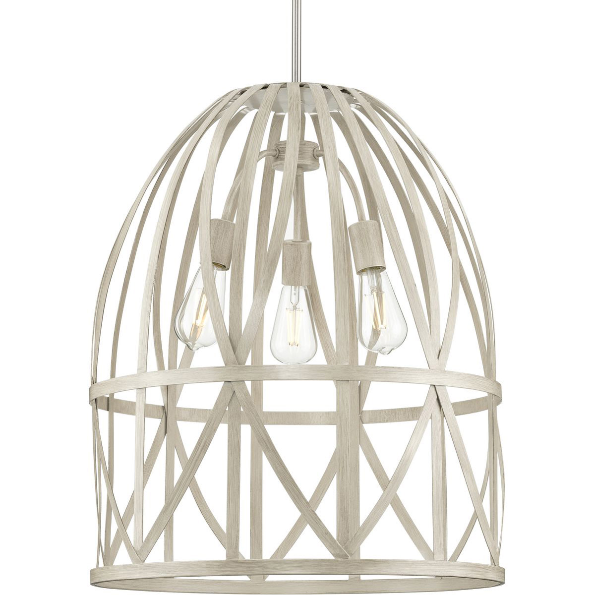 Chastain 3 Light 20.87 inch Bleached Oak Pendant Ceiling Light